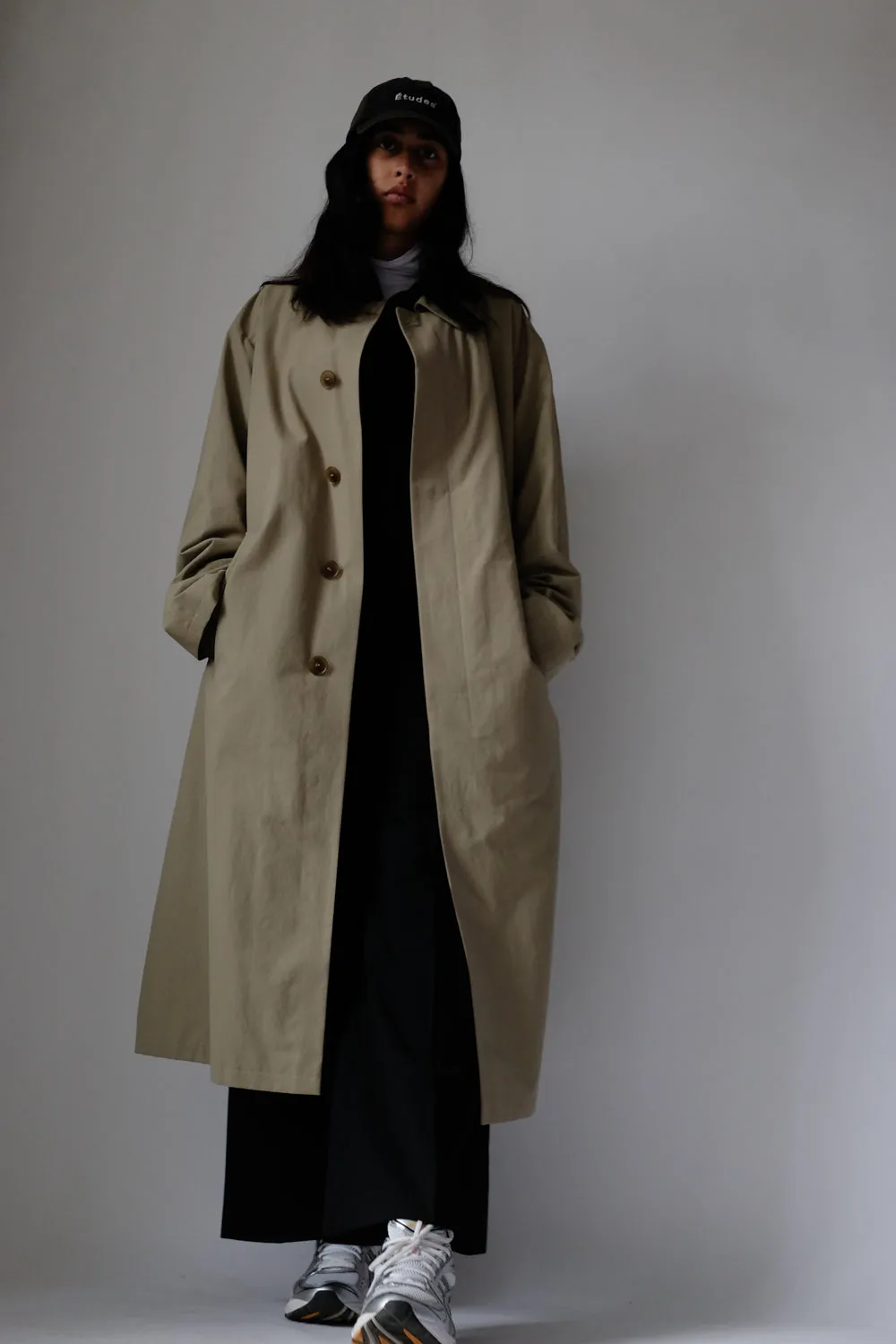 0063_CLEAN CLASSY BEIGE TRENCH COAT