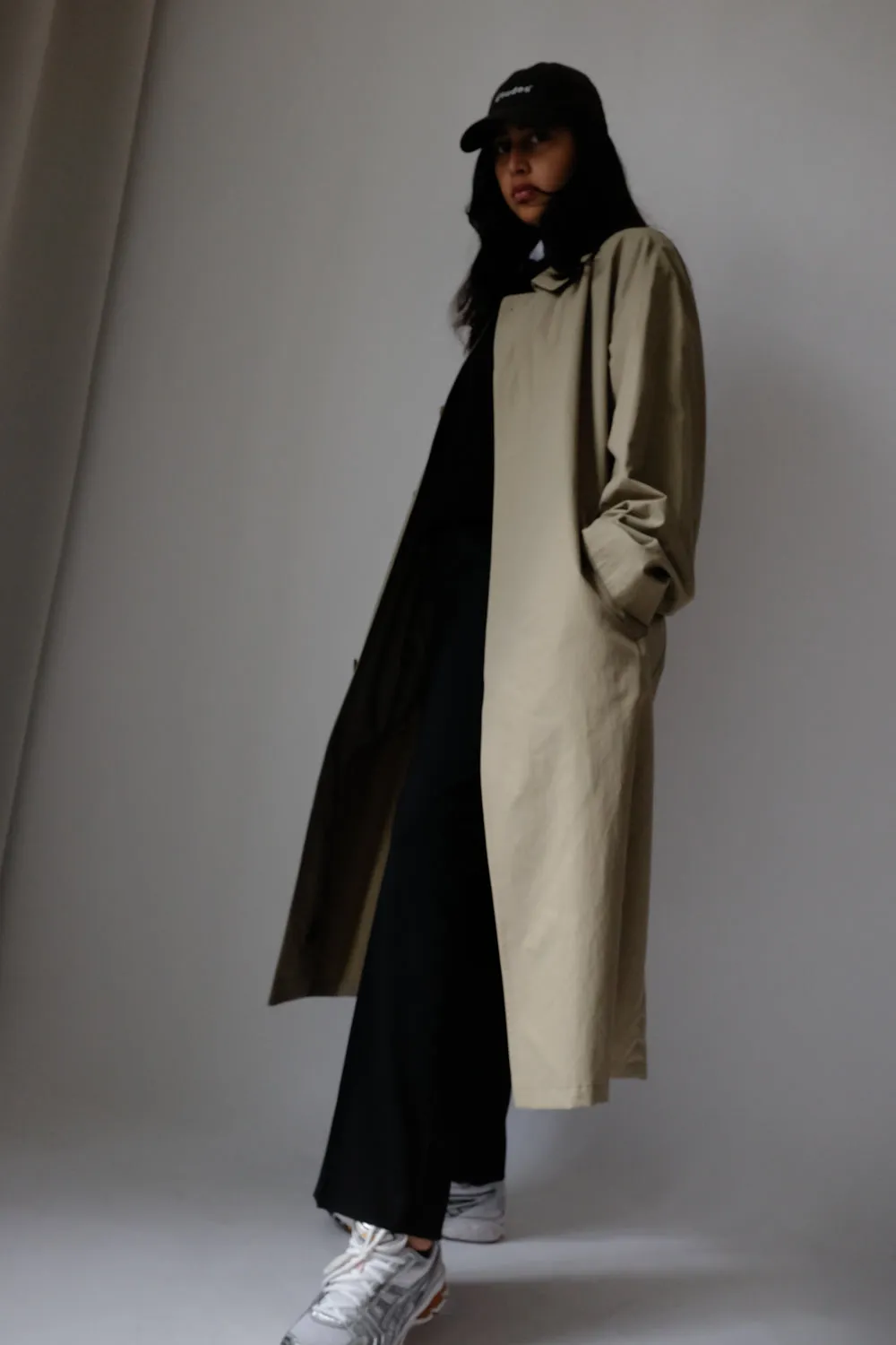 0063_CLEAN CLASSY BEIGE TRENCH COAT