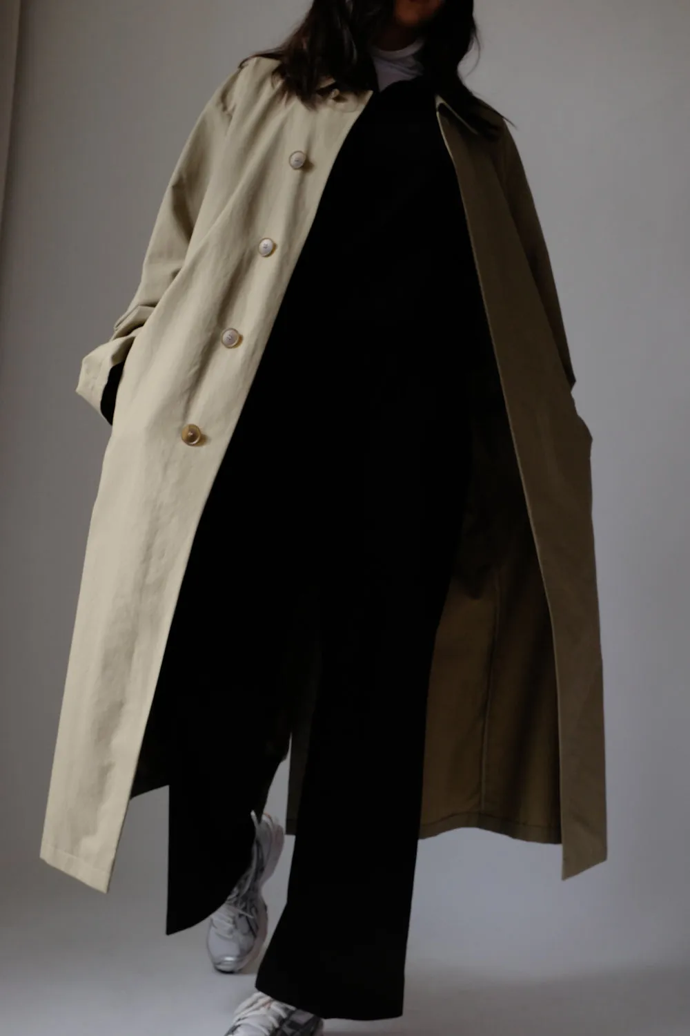 0063_CLEAN CLASSY BEIGE TRENCH COAT