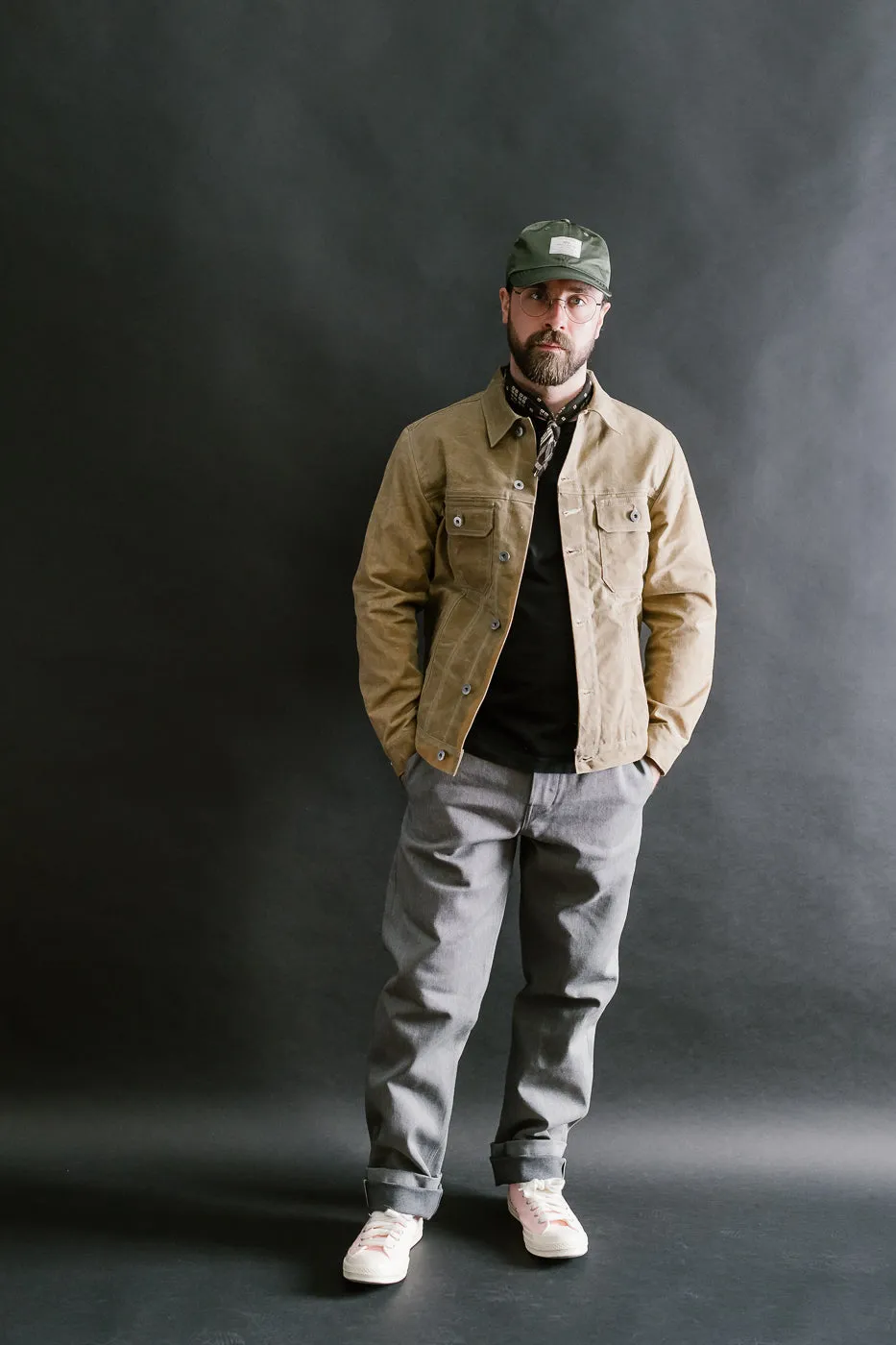 10oz Waxed Lined Cruiser Jacket - Tan