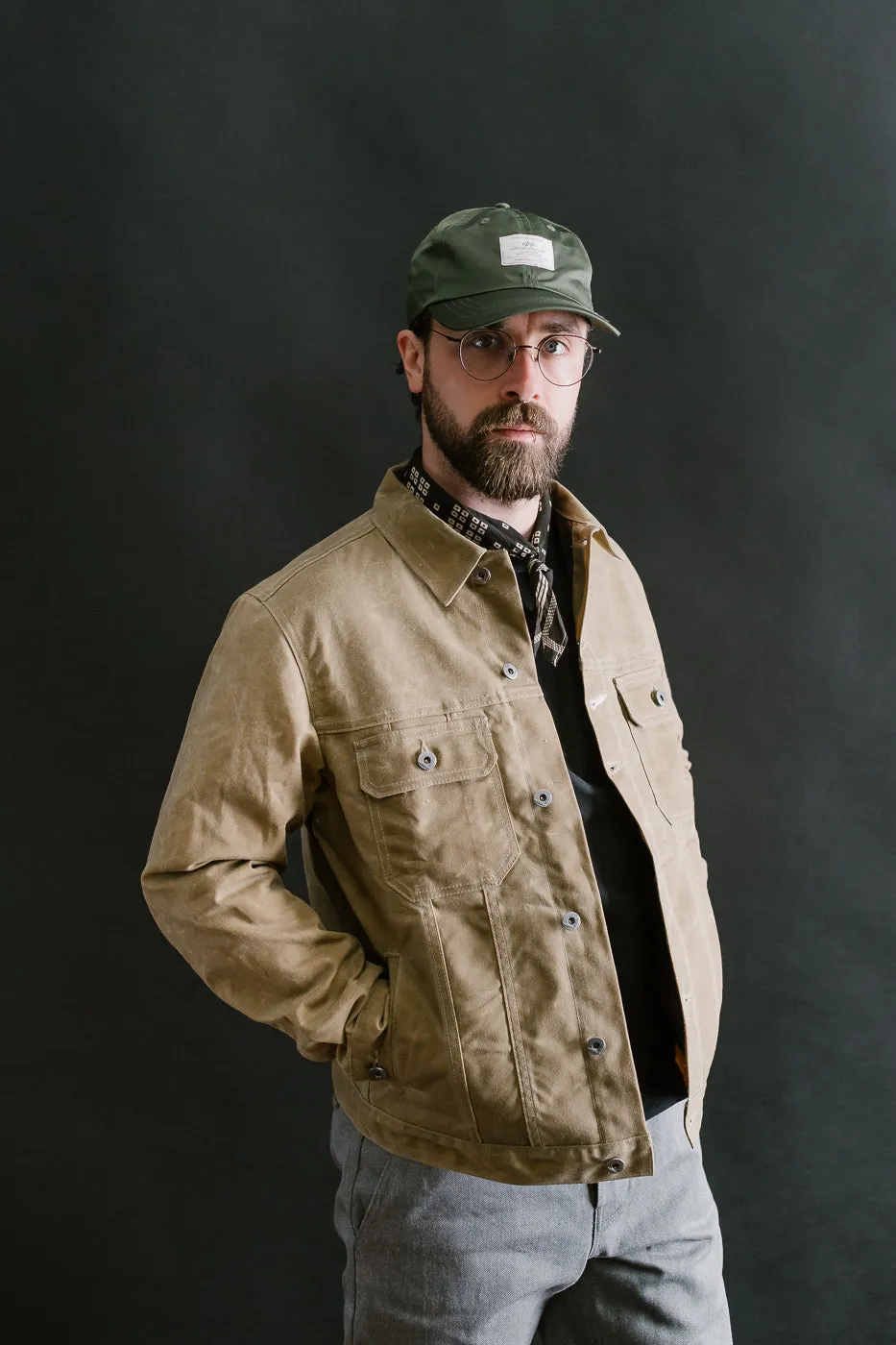 10oz Waxed Lined Cruiser Jacket - Tan