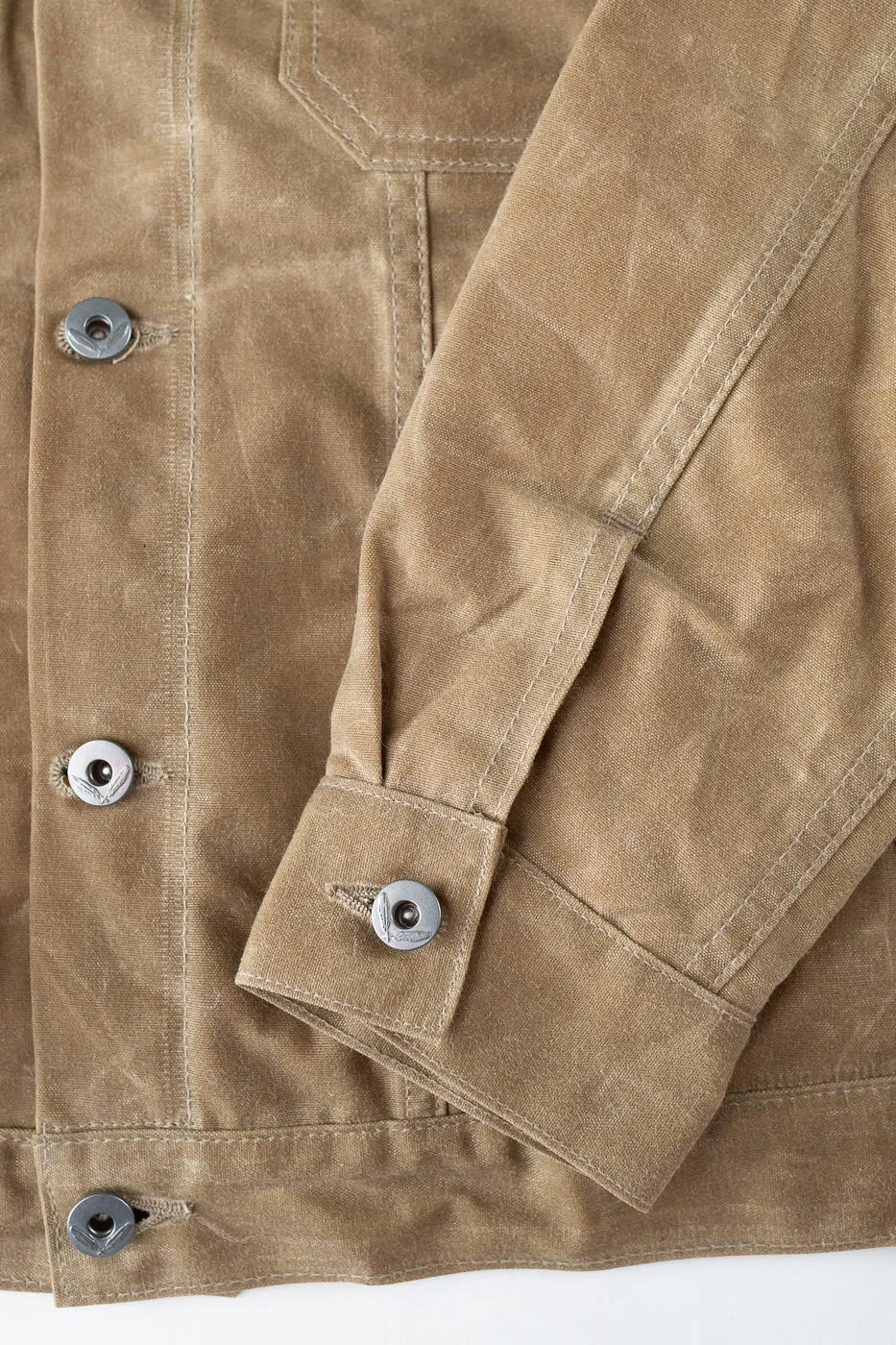 10oz Waxed Lined Cruiser Jacket - Tan