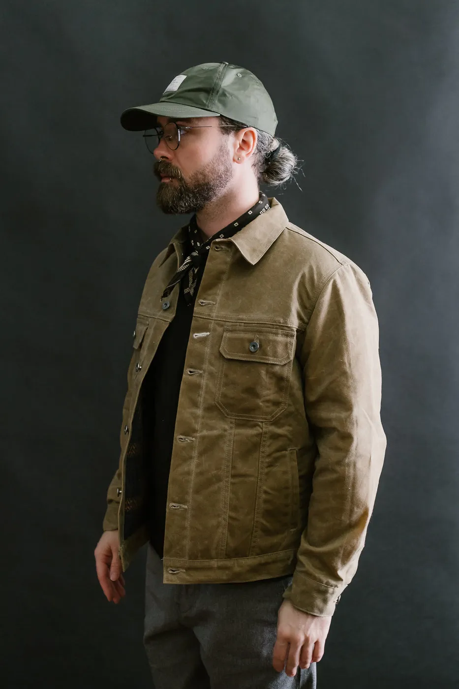 10oz Waxed Lined Cruiser Jacket - Tan