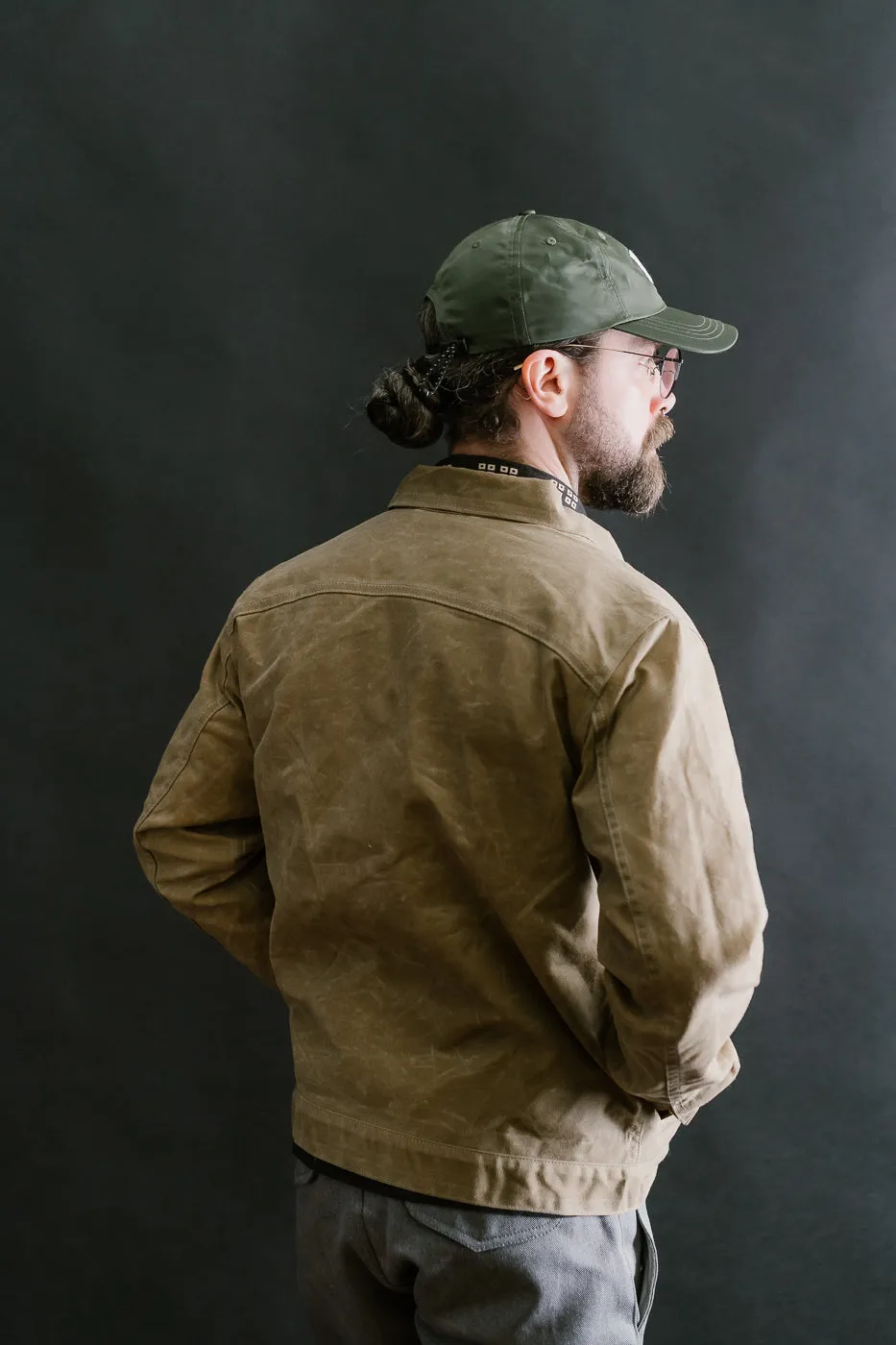 10oz Waxed Lined Cruiser Jacket - Tan