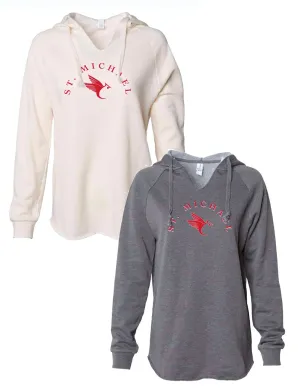 2024 - Hoodie - Women's- Gray or off white - Rounded Hem - Cannot be worn as school outerwear