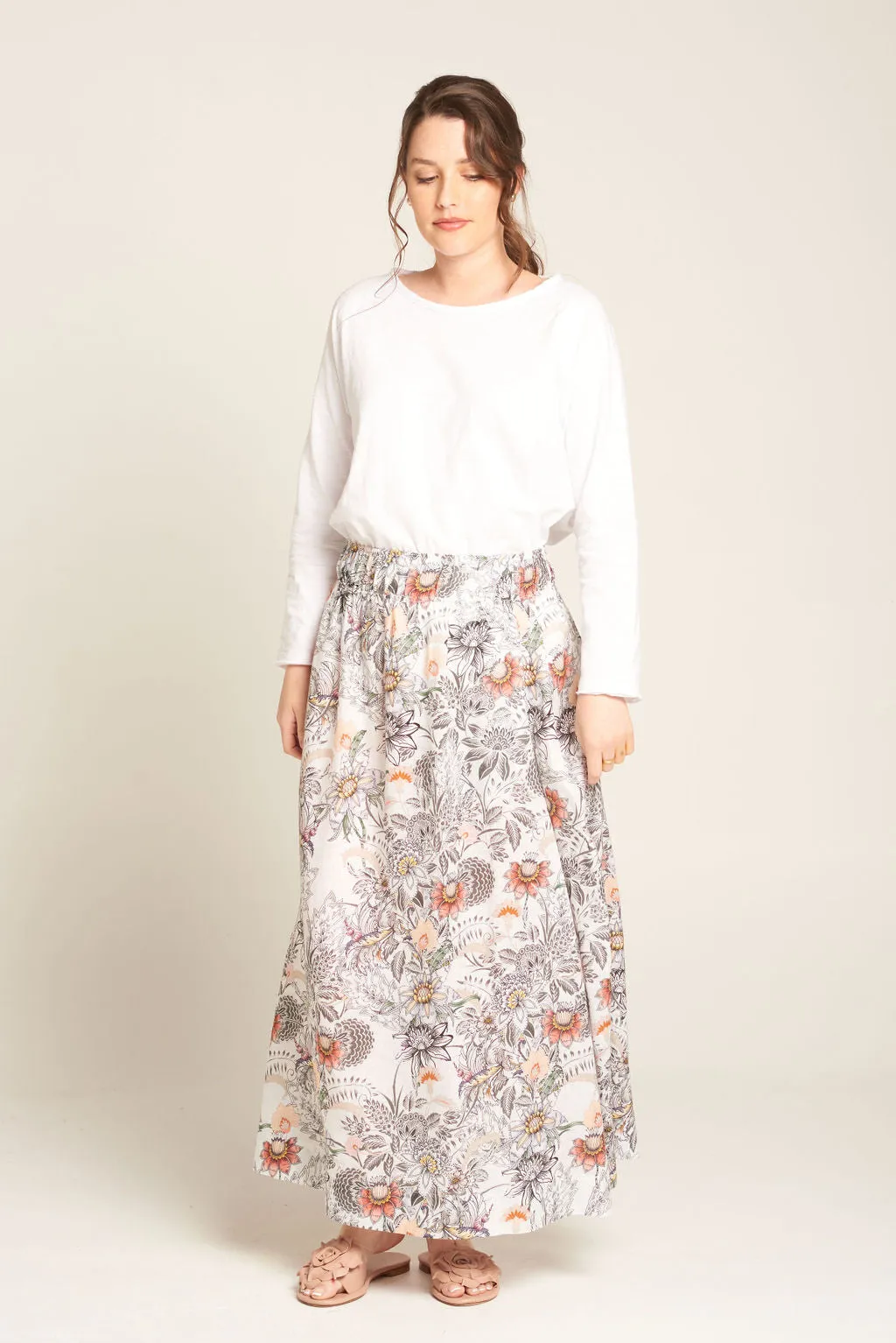 Amber Skirt Winter Floral