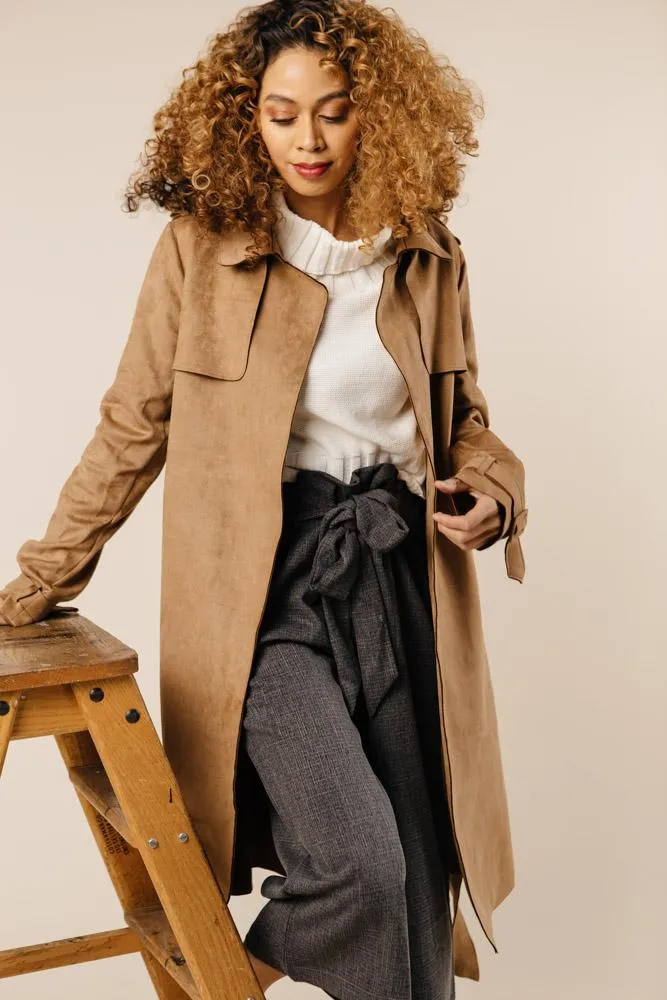 Annabelle Trench Coat in Tan