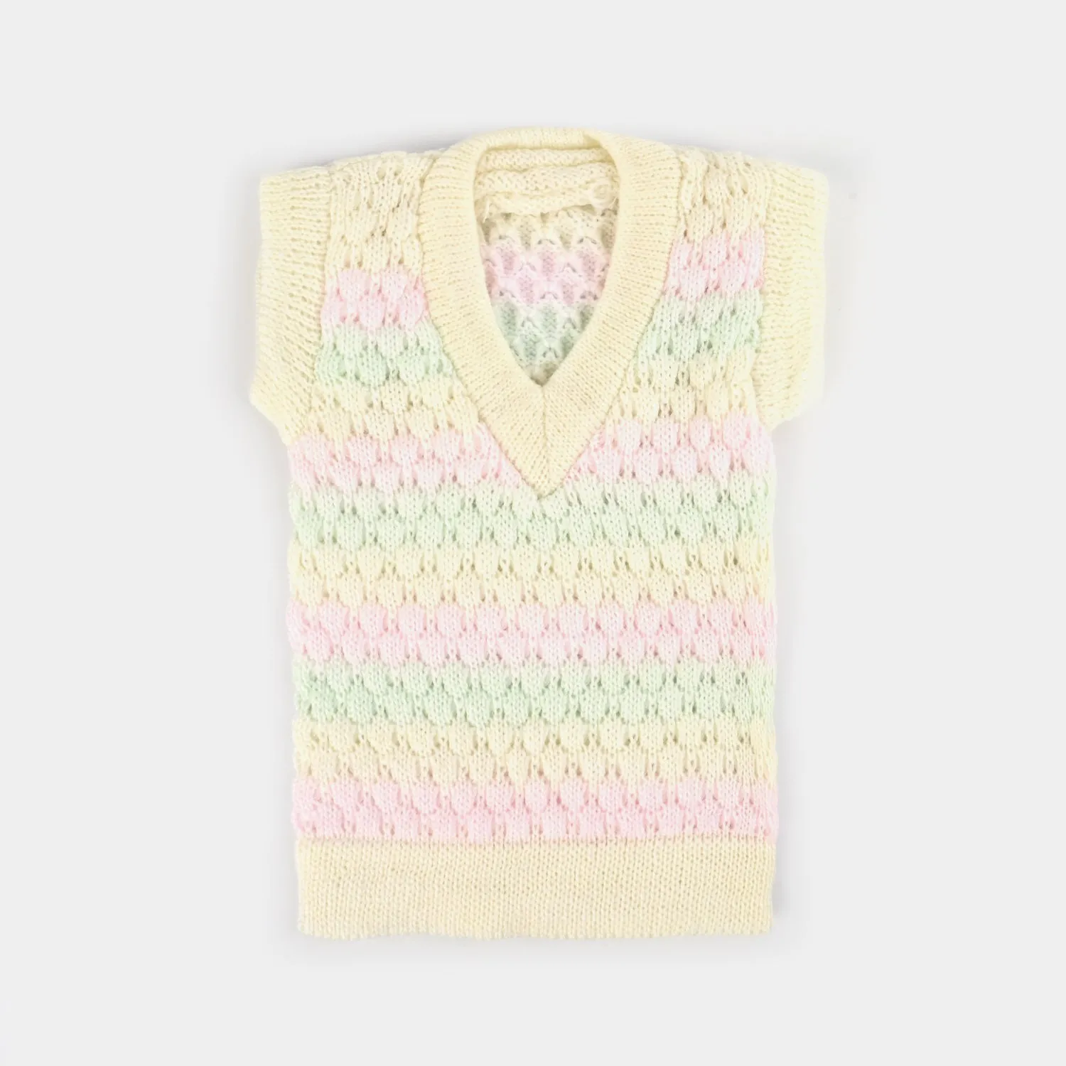 Baby Woolen Inner Wear Sweater-Yellow 3M 