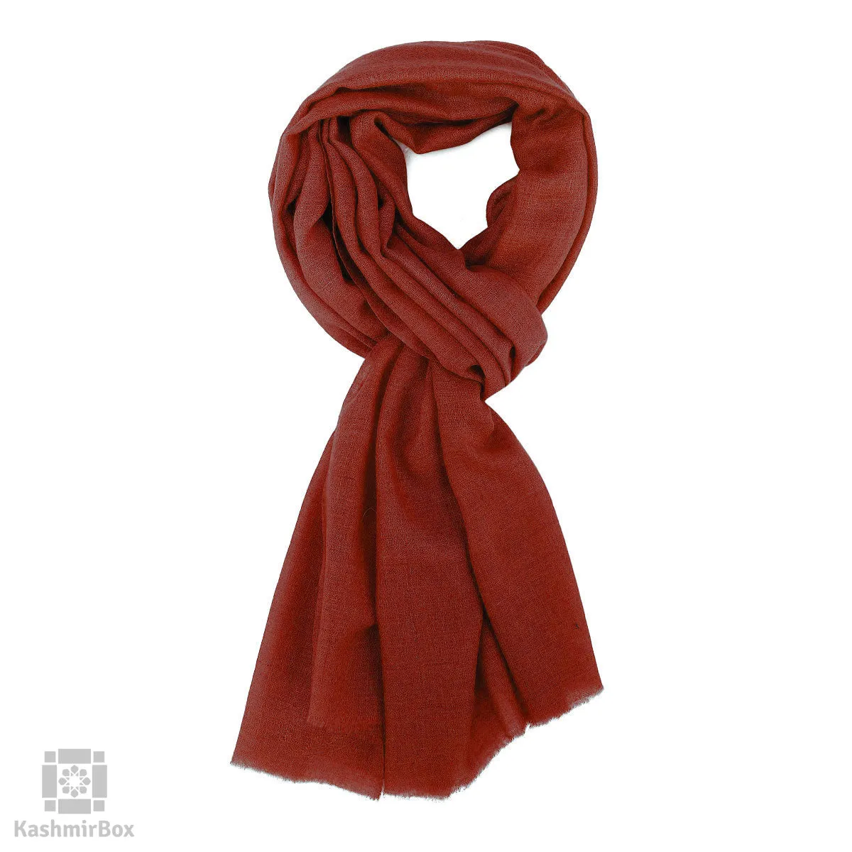 Berry Red Woolen Stole