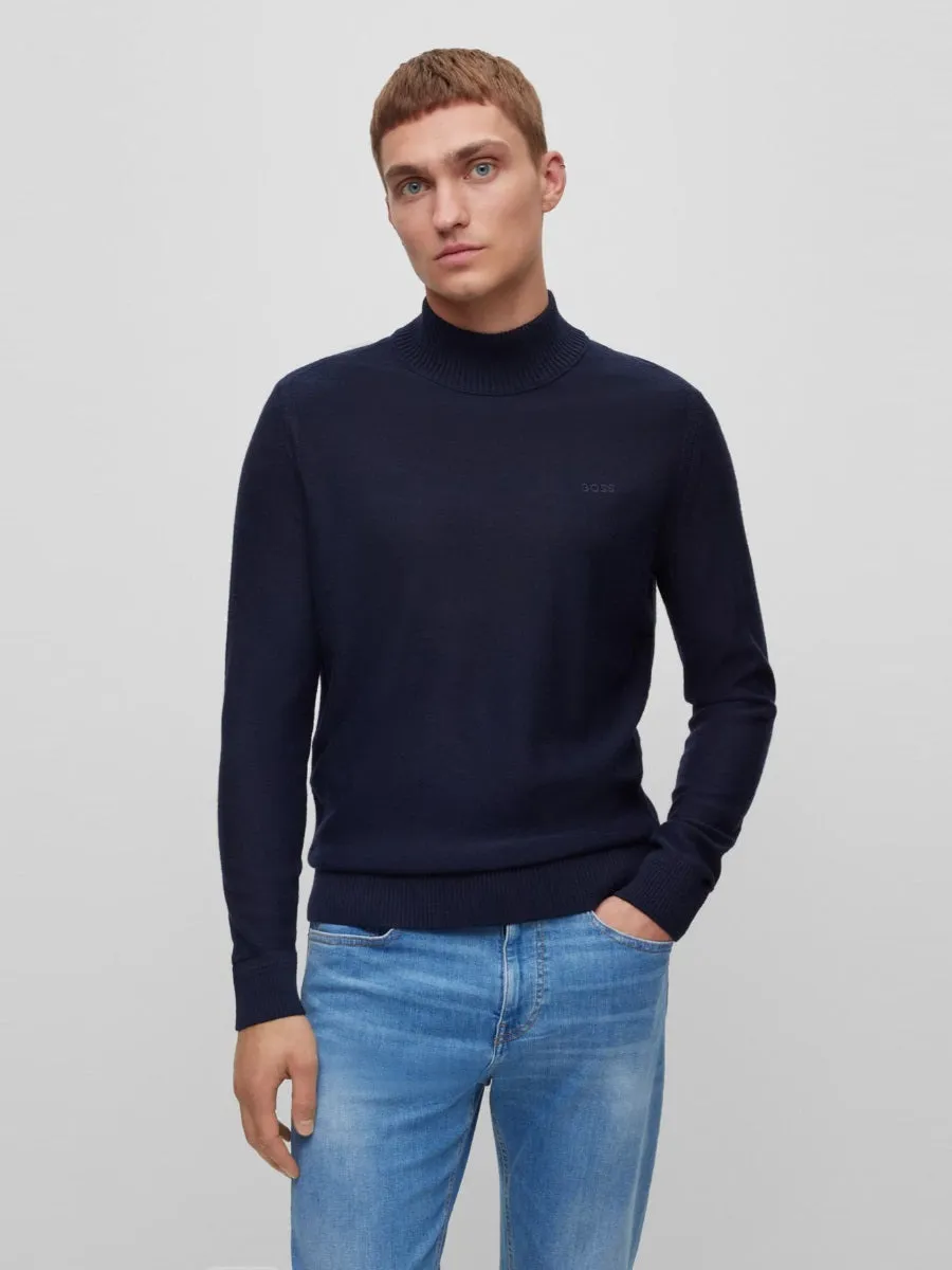 BOSS Mock Neck Knitwear - Avac_M