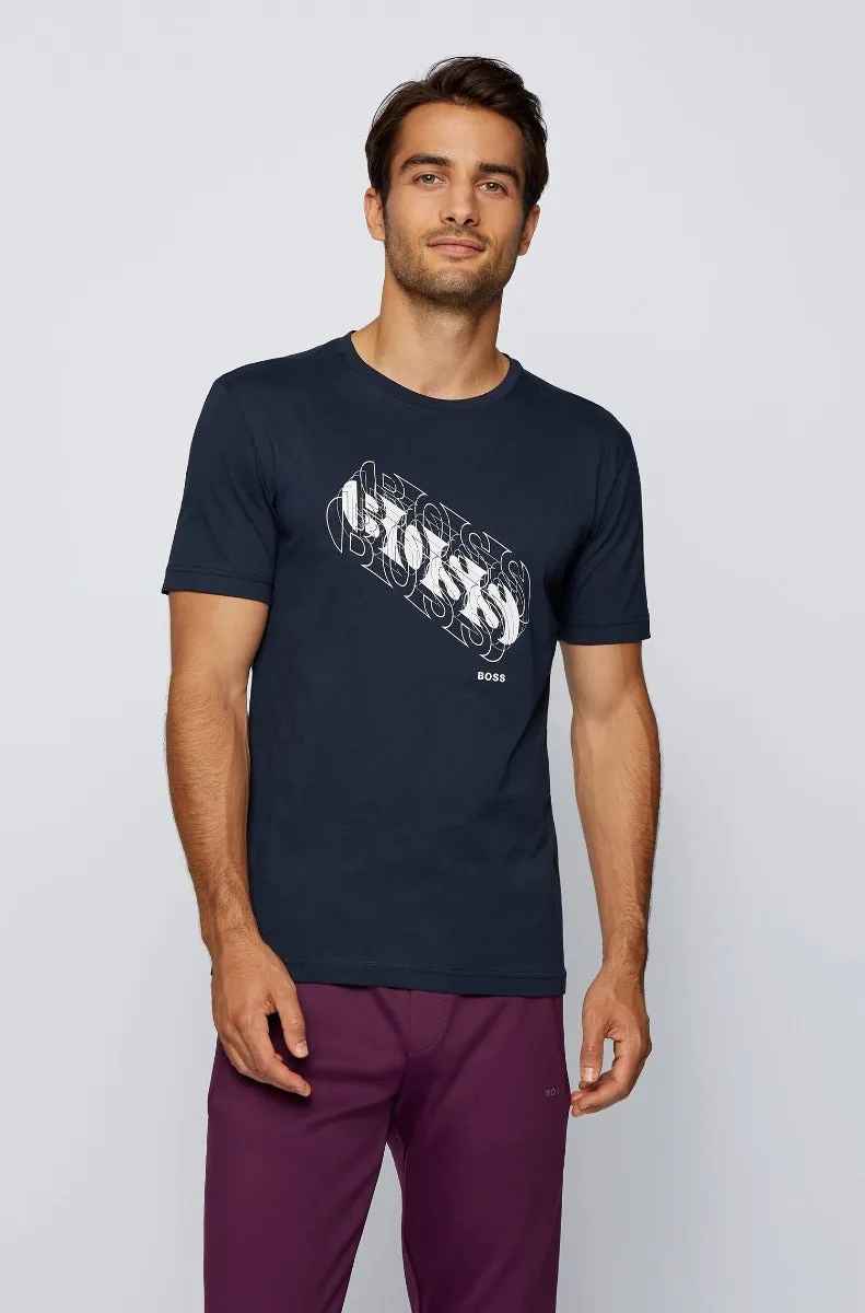 BOSS Tee 3 T-Shirt in Navy