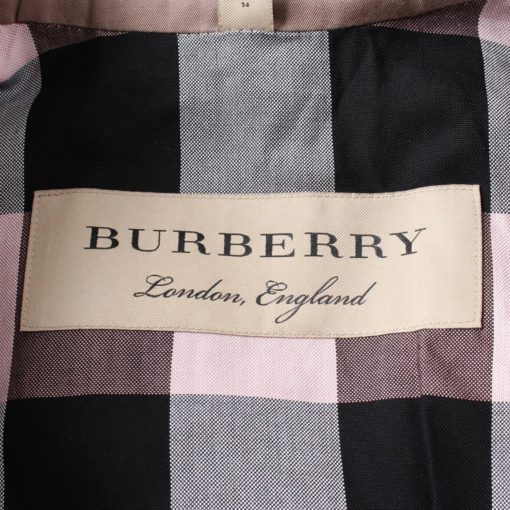 Burberry Cotton Trench Coat Brown