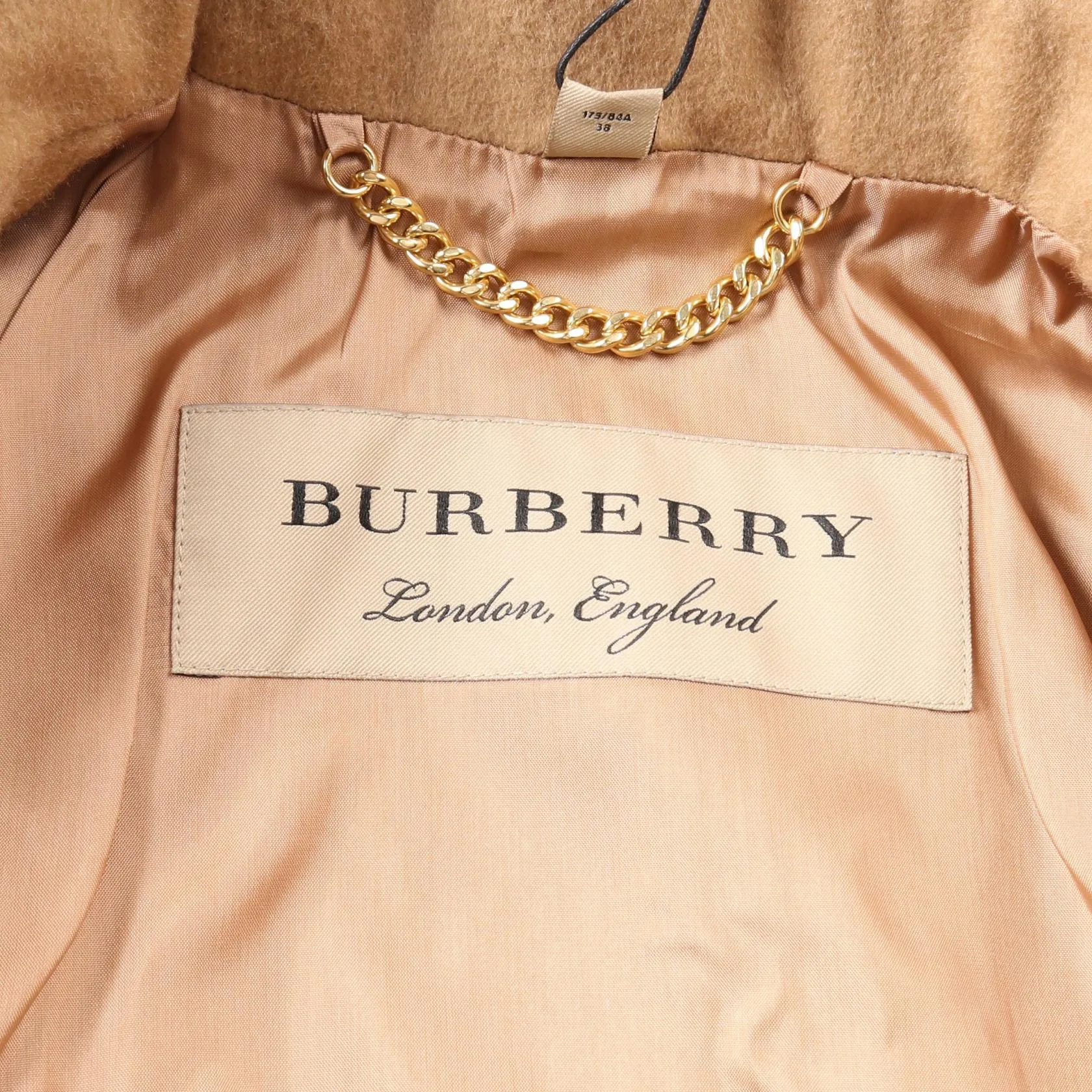 Burberry Wool Cashmere Trench Coat Brown