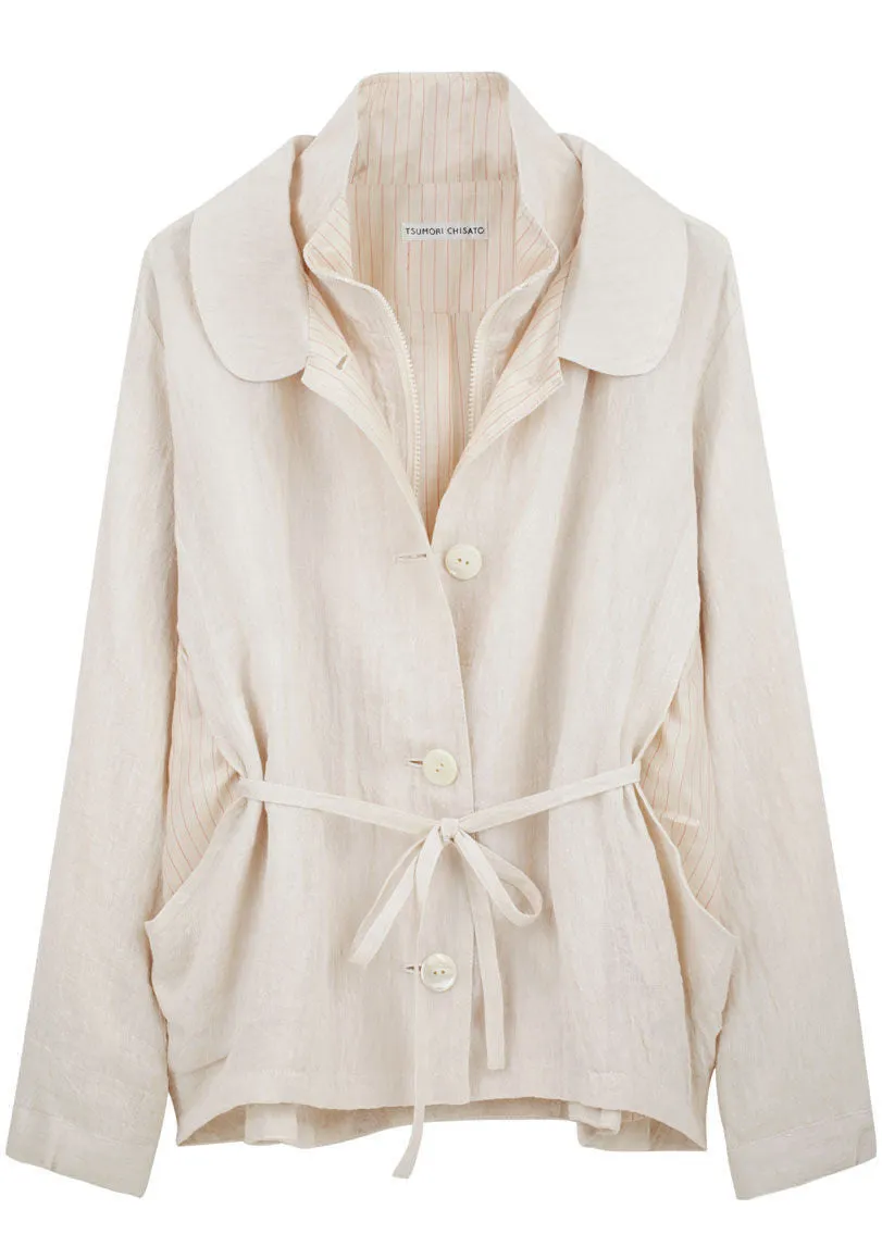 Button Down Linen Jacket