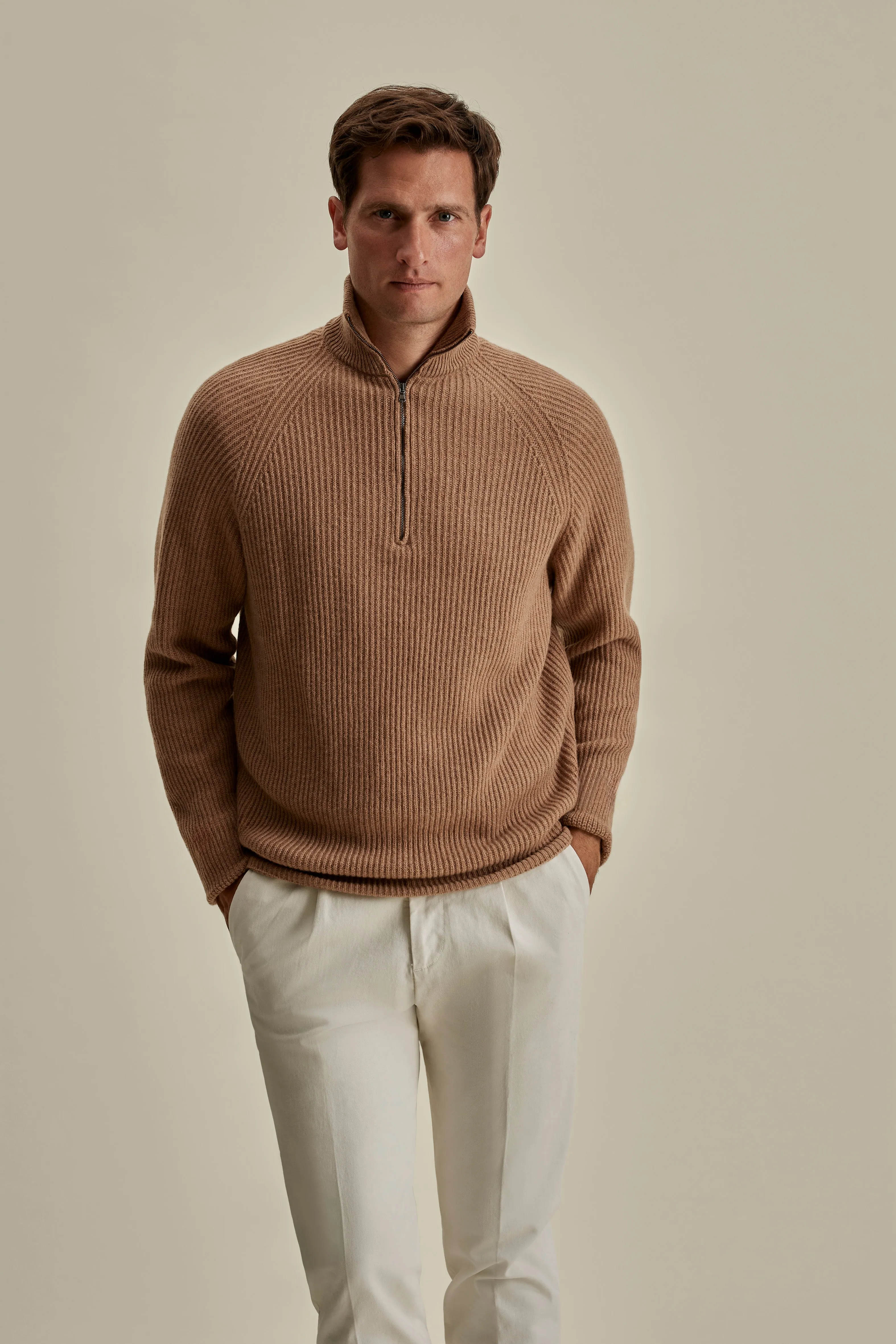 Cashmere Half-Zip Sweater