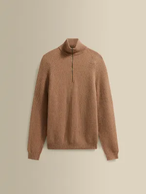 Cashmere Half-Zip Sweater