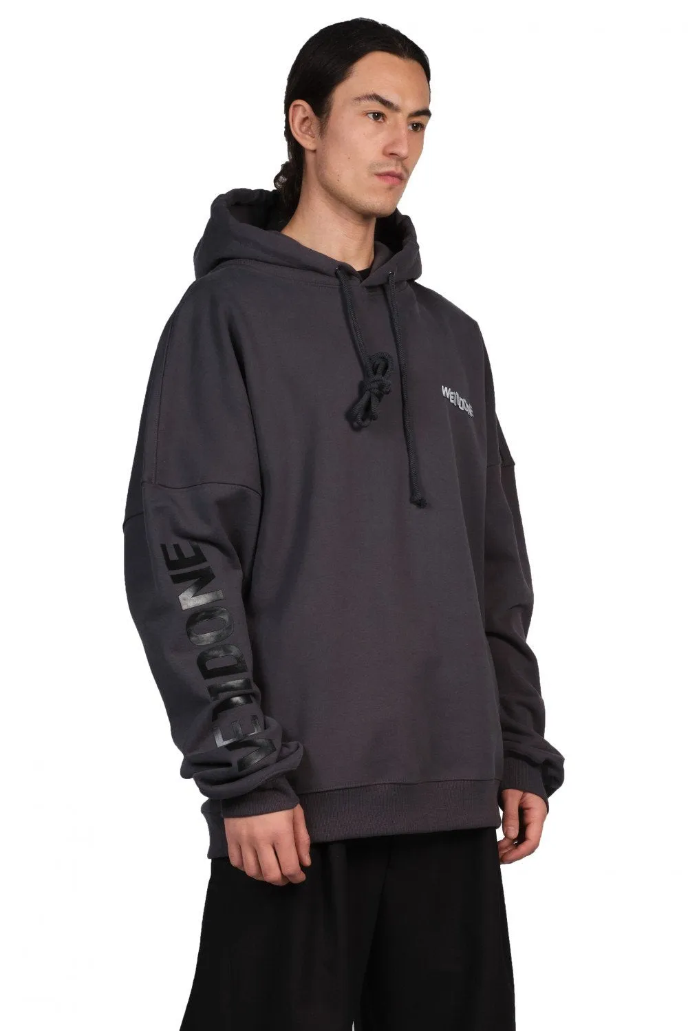 Charcoal Metal Logo Hoodie