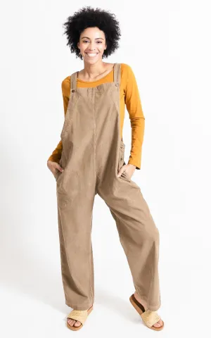 Corduroy Overalls - Sand