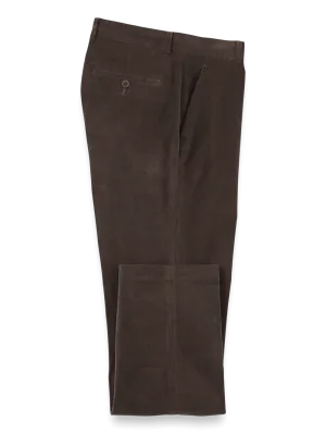 Cotton Stretch Corduroy Pants - Dark Brown