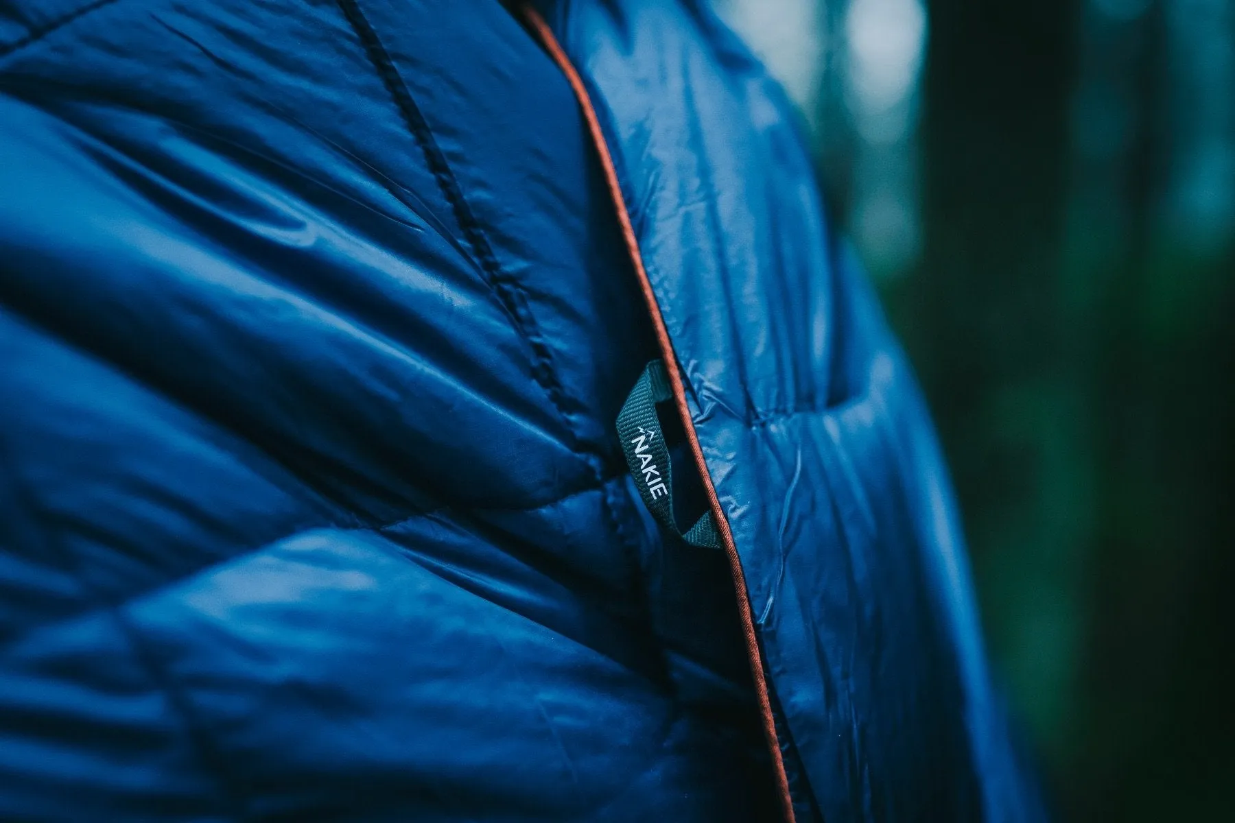 Deep Ocean Blue Sustainable Down - Puffy Blanket