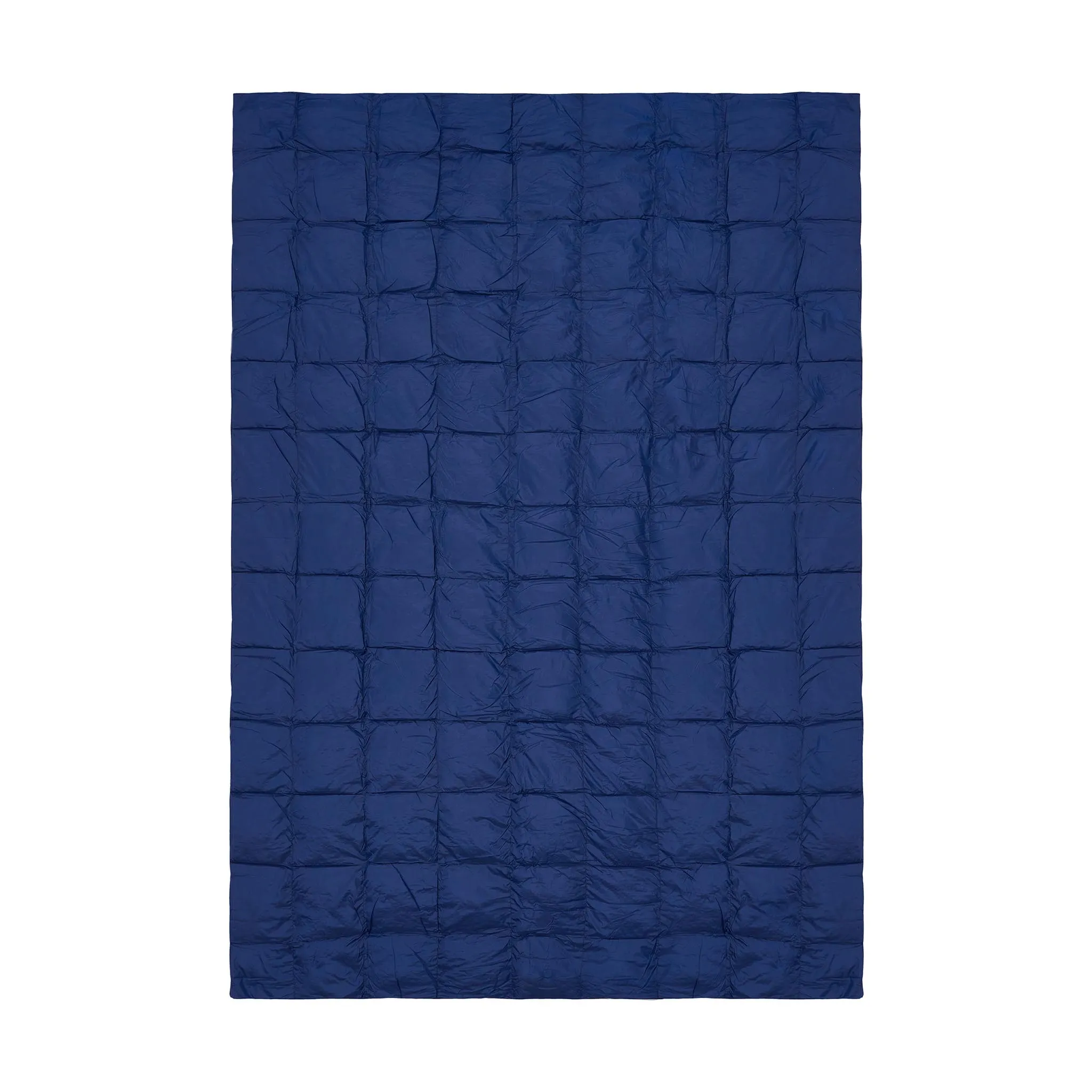 Deep Ocean Blue Sustainable Down - Puffy Blanket