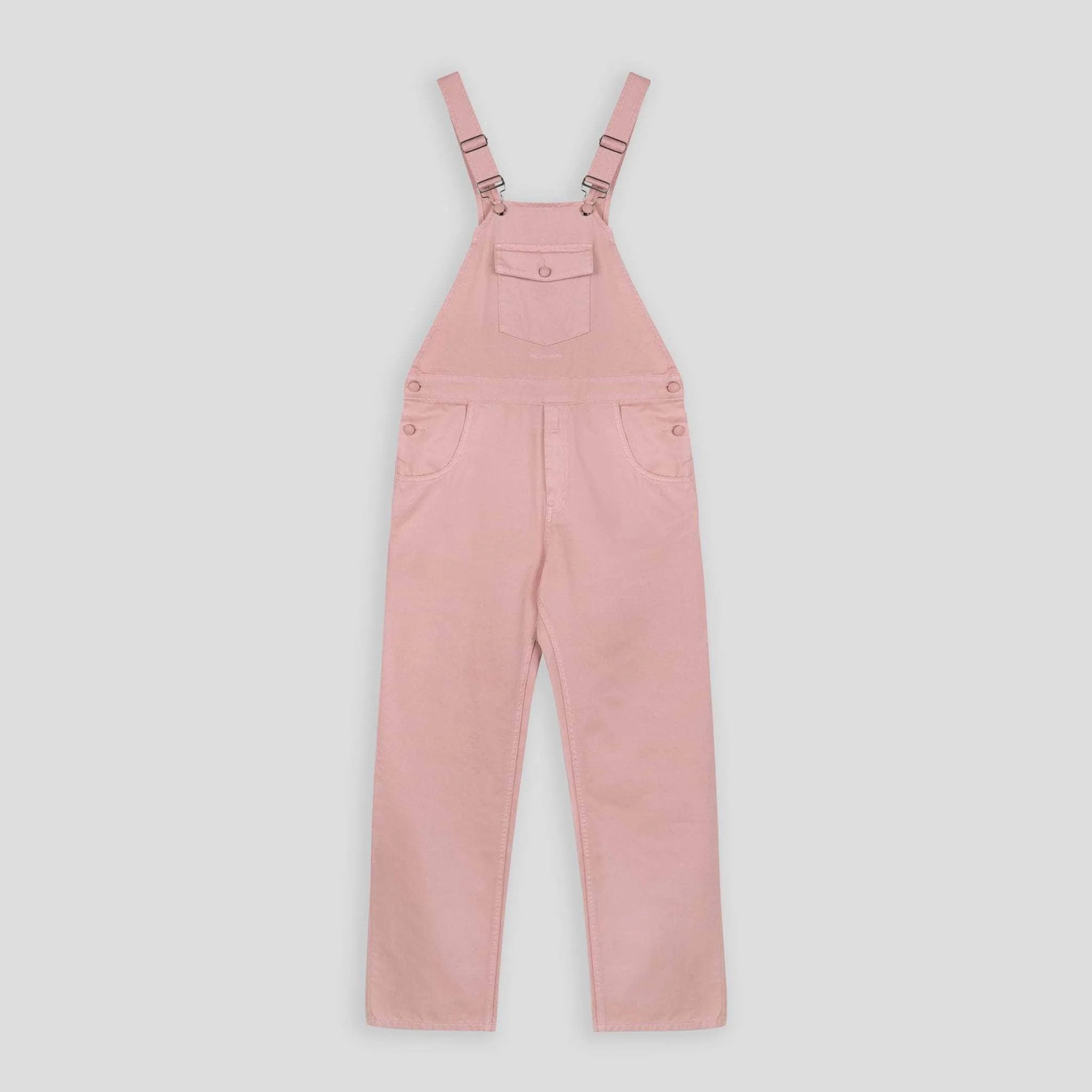 Denim Bib & Brace Dungaree Dusty Pink