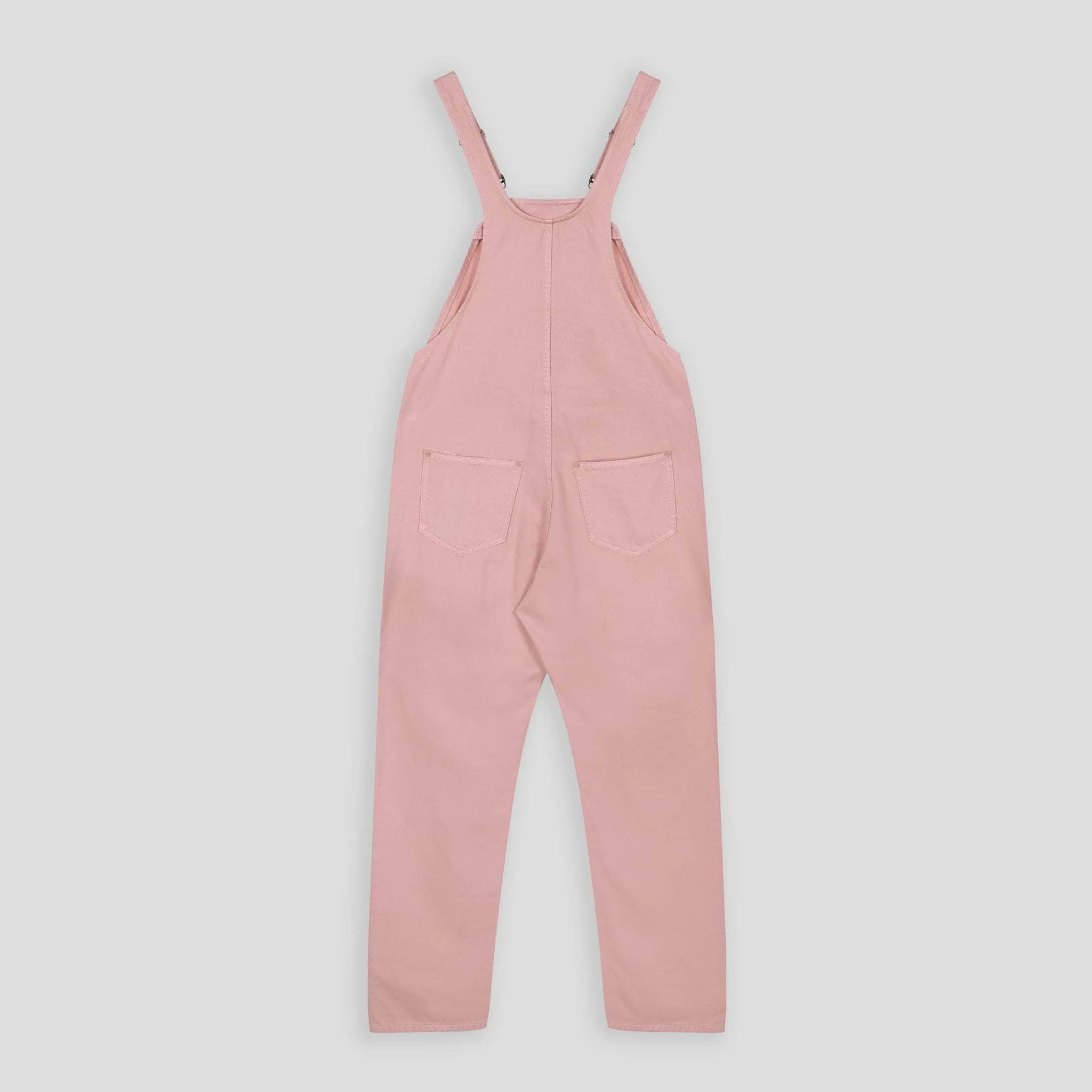 Denim Bib & Brace Dungaree Dusty Pink