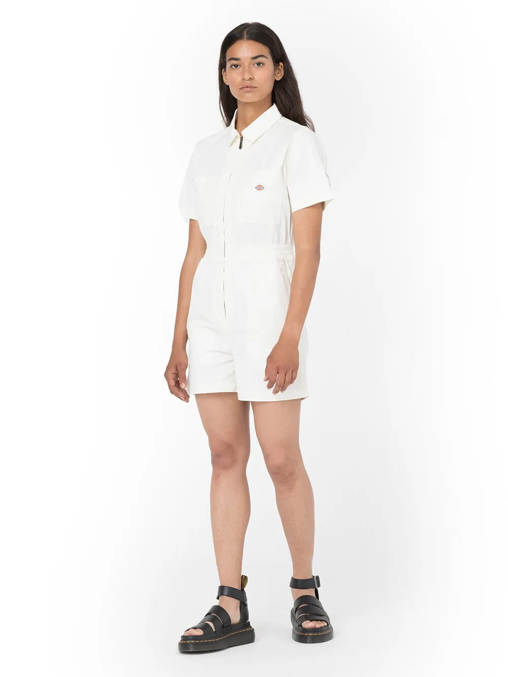 Dickies jumpsuit, white