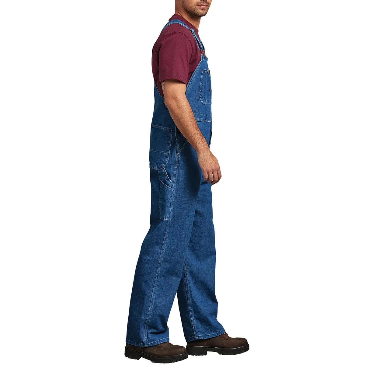 Dickies Stonewashed Indigo Bib Overalls