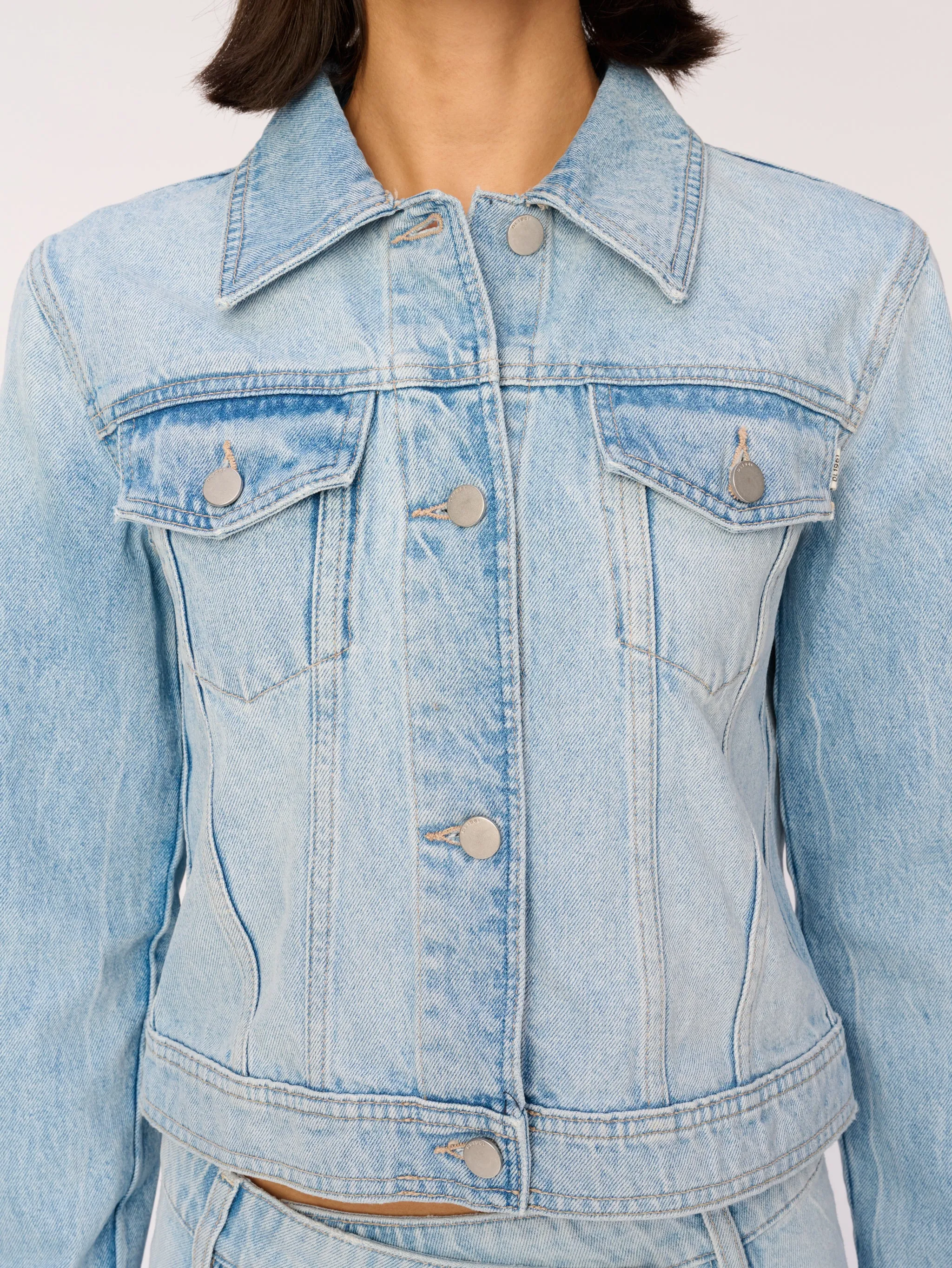 DL 1961 Vika Classic Denim Jacket