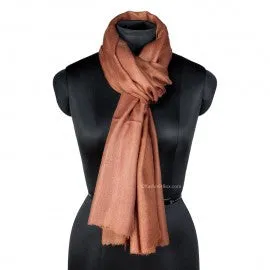 Earthy Brown Woolen Stole