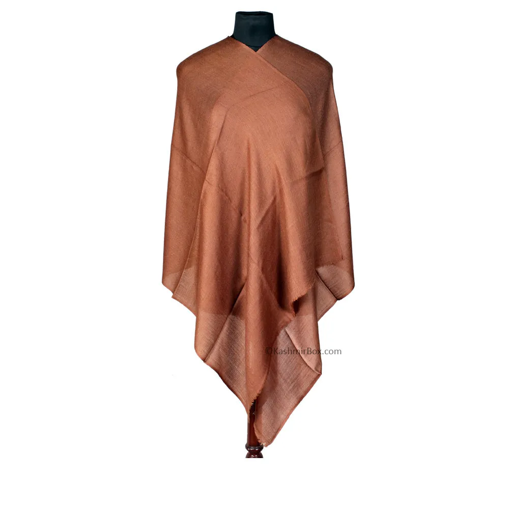 Earthy Brown Woolen Stole