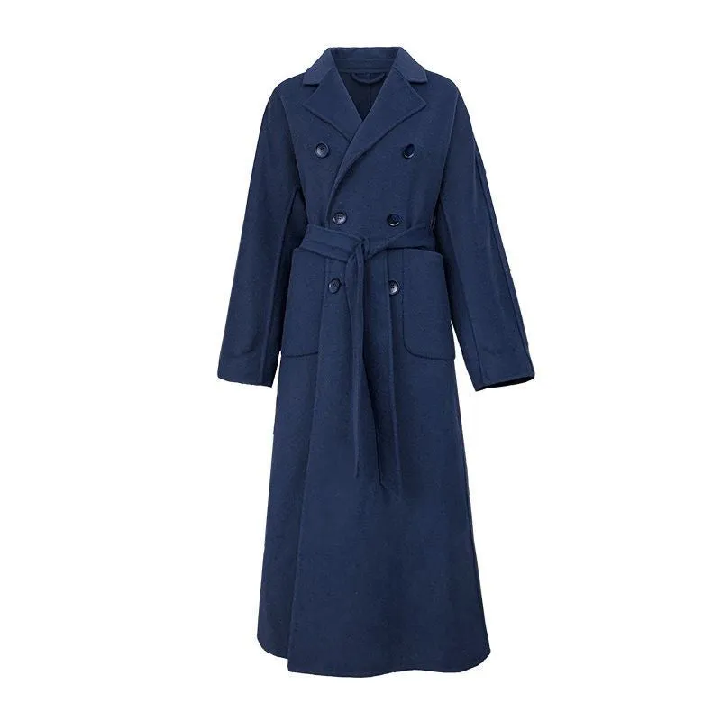 Flytonn-Fall Outfits Women Outwear Streetwear -hoco dresses homecoming dresses  women dress to impress -women's outerwear women's coat Woolen Casual Women Faux Wool Fashion Long Coat