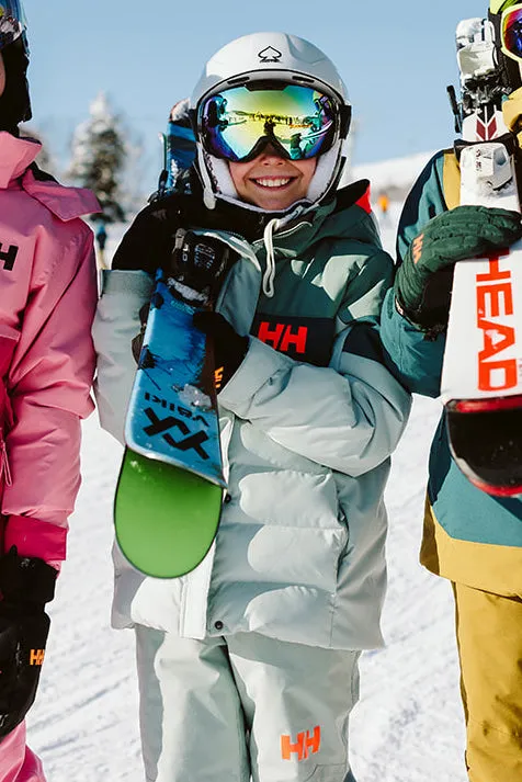 Girls Jacket - Ski Helly Hansen Diamond Green Mist