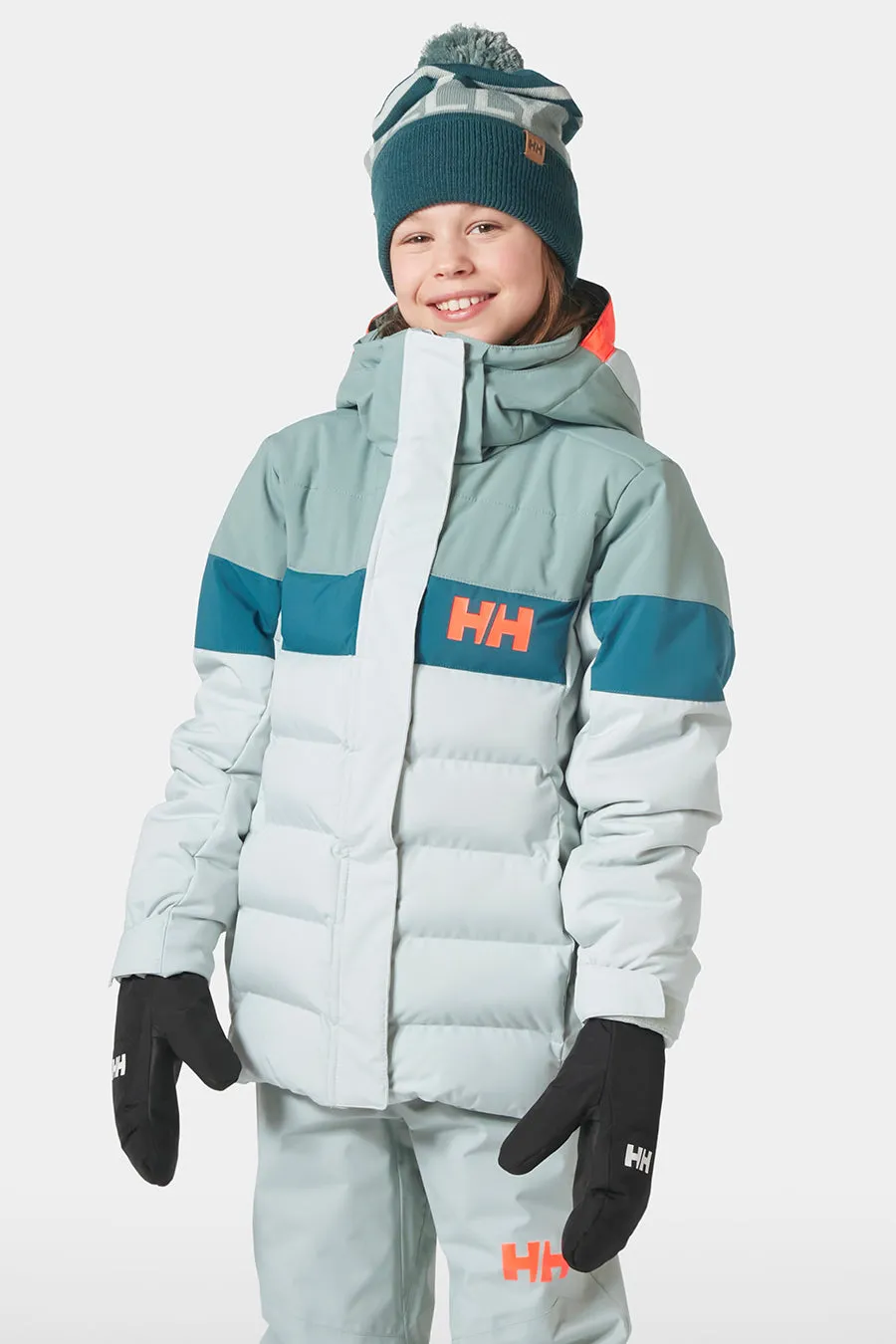 Girls Jacket - Ski Helly Hansen Diamond Green Mist