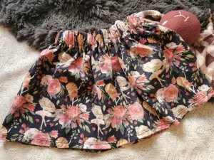 Handmade Floral Skirt (2-3T)