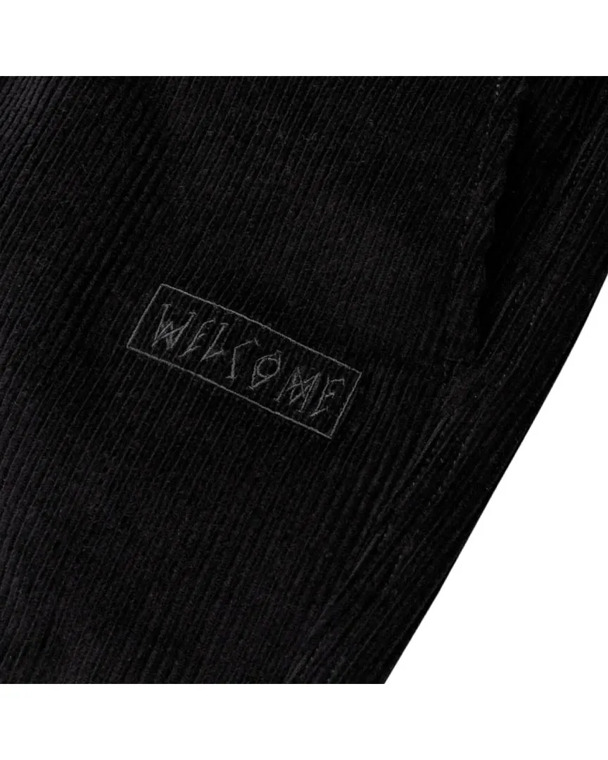 Hydra Corduroy Elastic Pants - Black