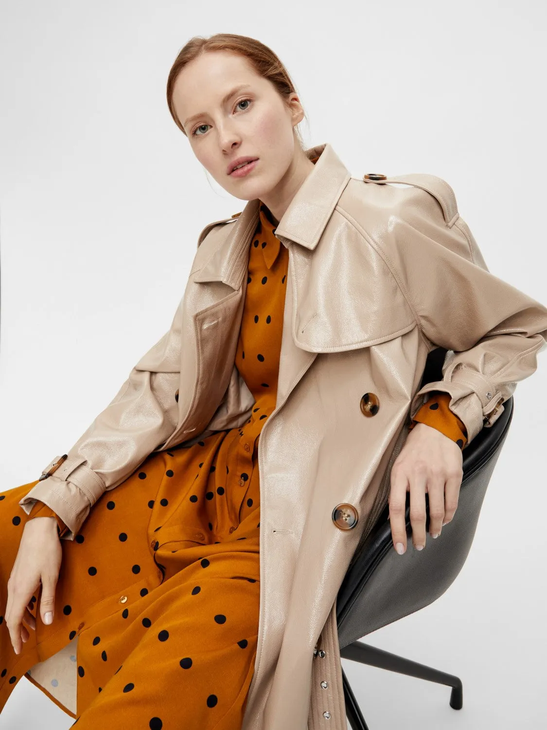 Jerika Trench Coat (Humus)