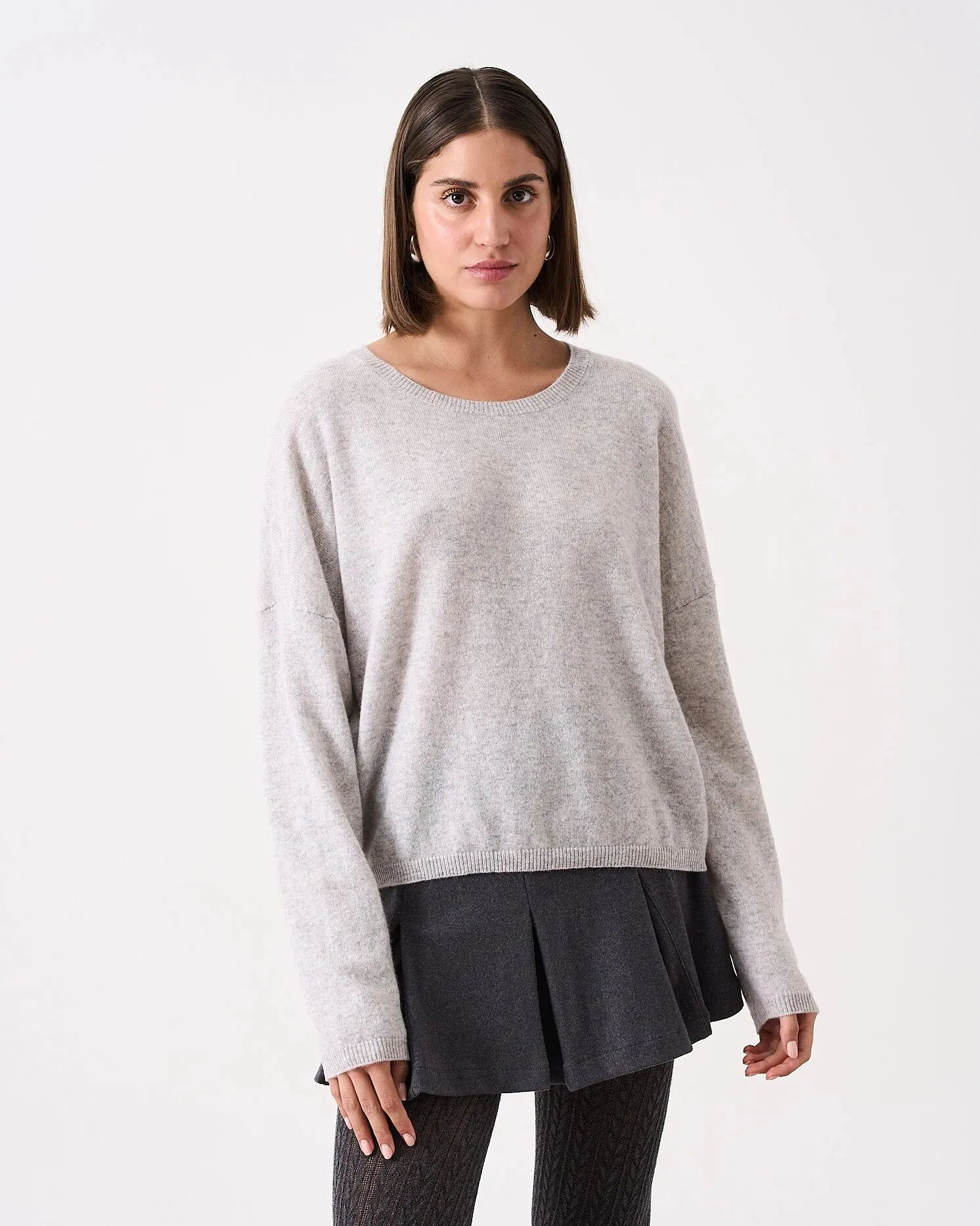 Kaira Sweater Light Heather Grey