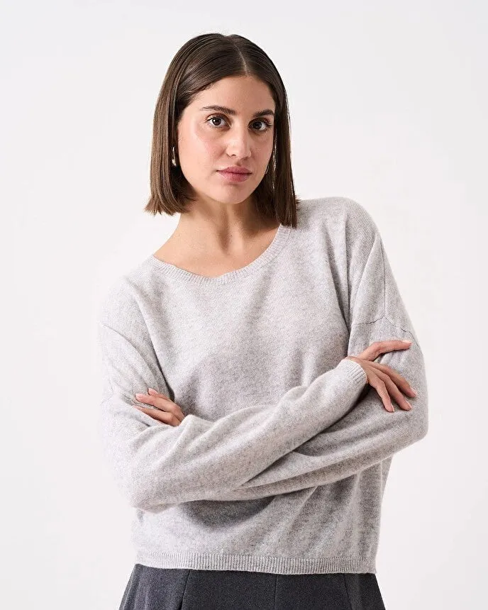 Kaira Sweater Light Heather Grey