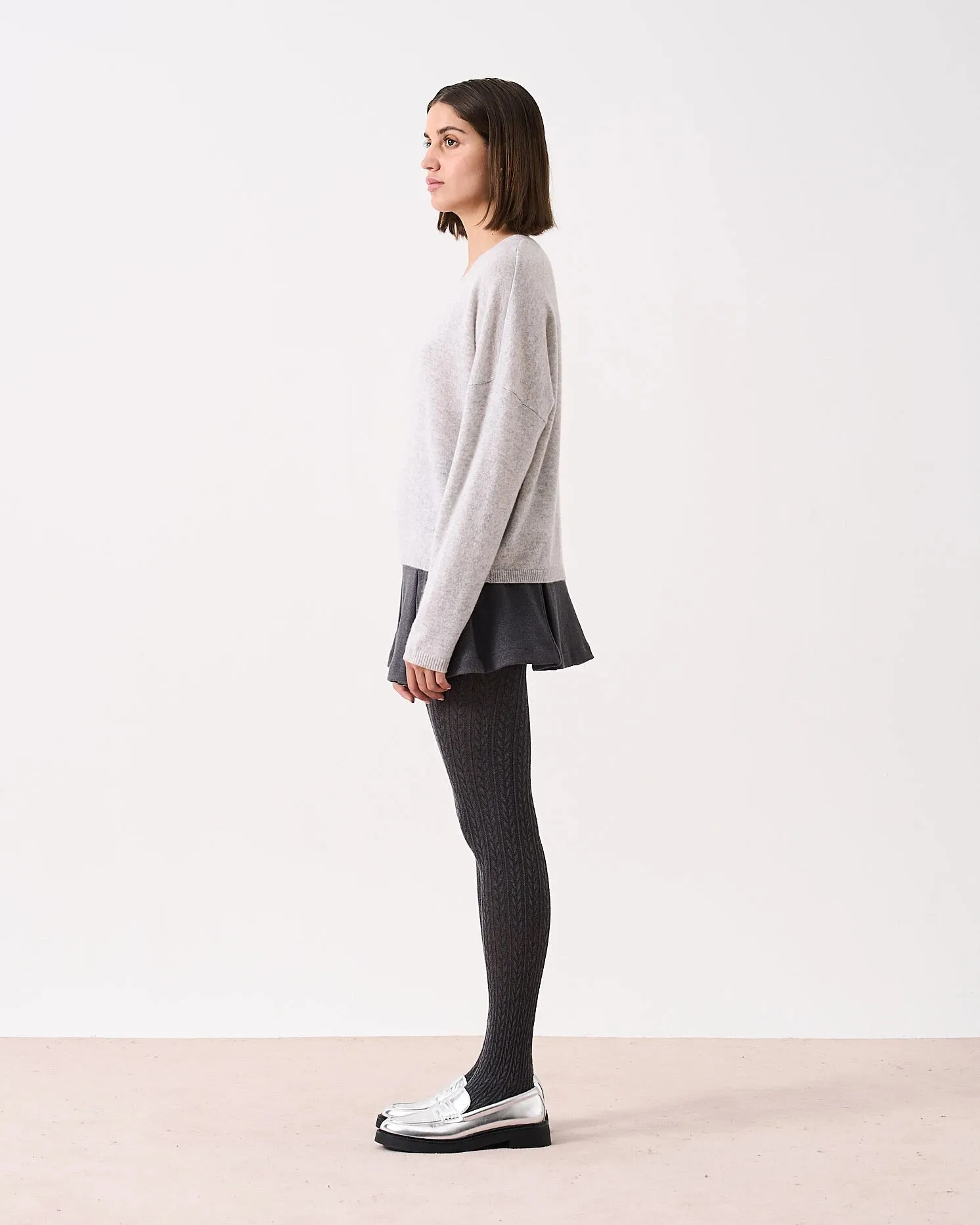 Kaira Sweater Light Heather Grey