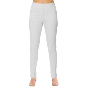 Lior "Sasha" Pull-On Straight Leg Pant in White - SASH-WHT