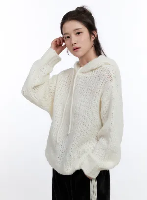 Loose Knit Oversized Hoodie ON418