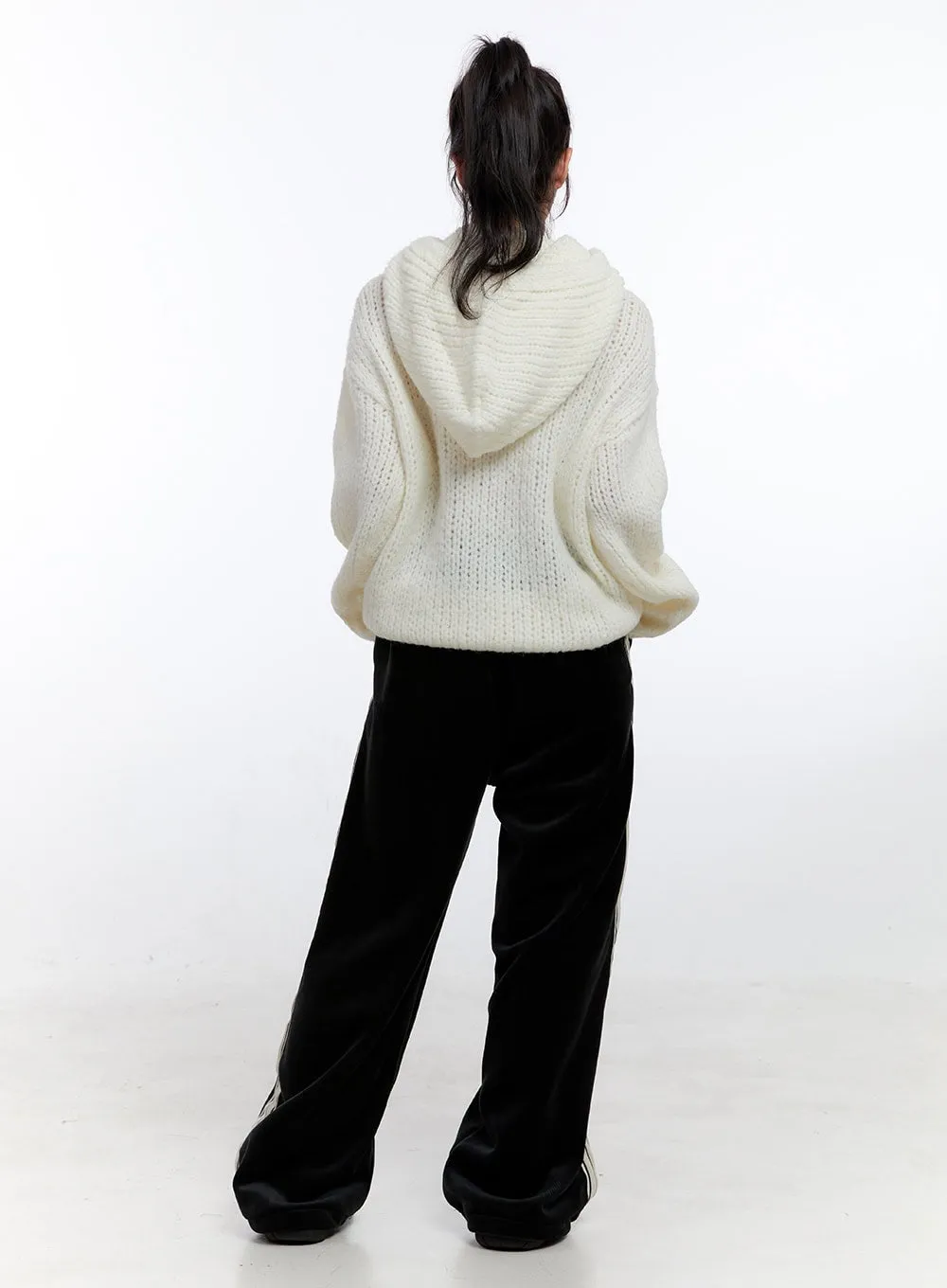 Loose Knit Oversized Hoodie ON418