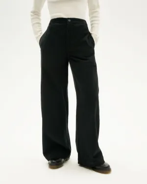 Maia Corduroy Pants Black