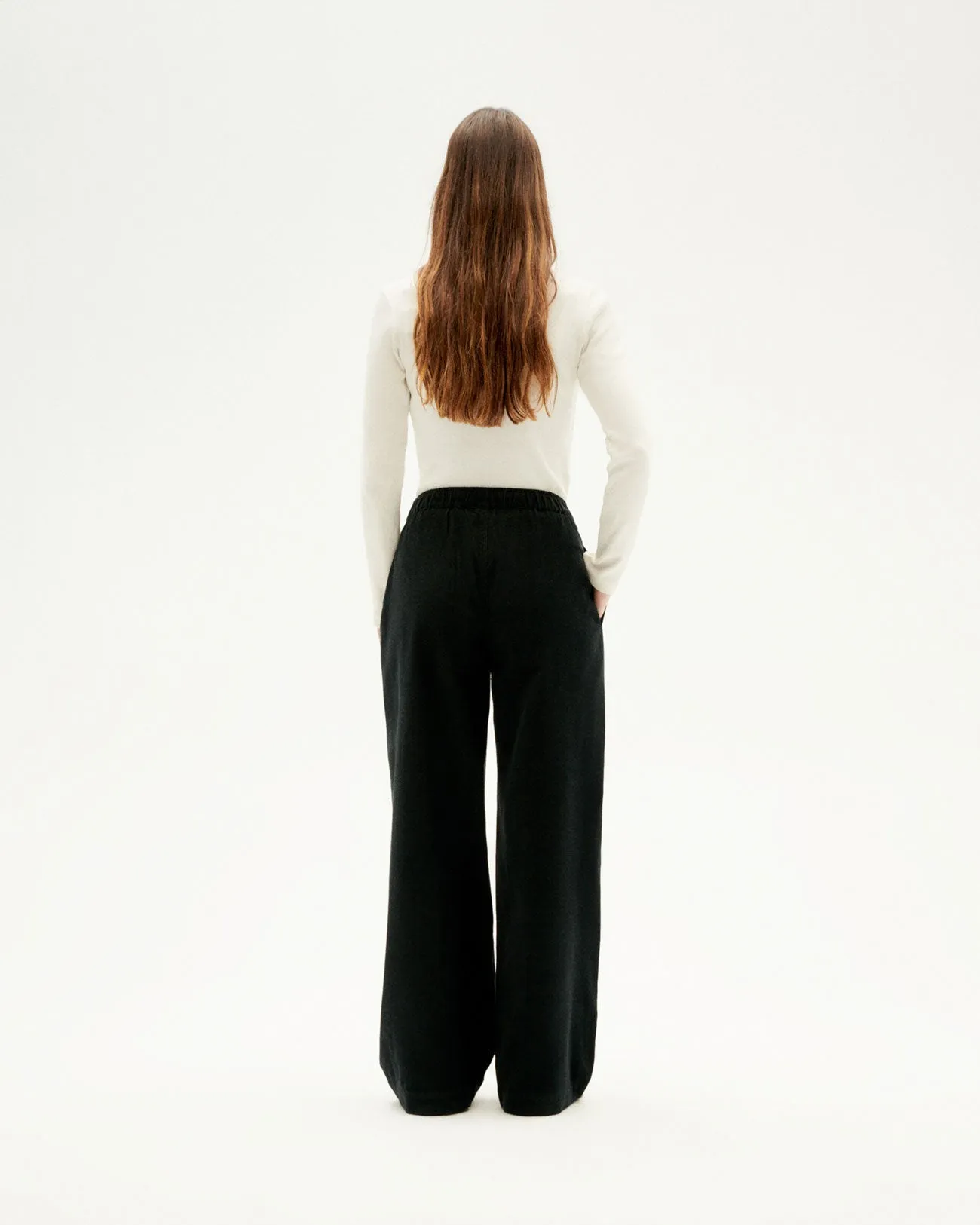 Maia Corduroy Pants Black