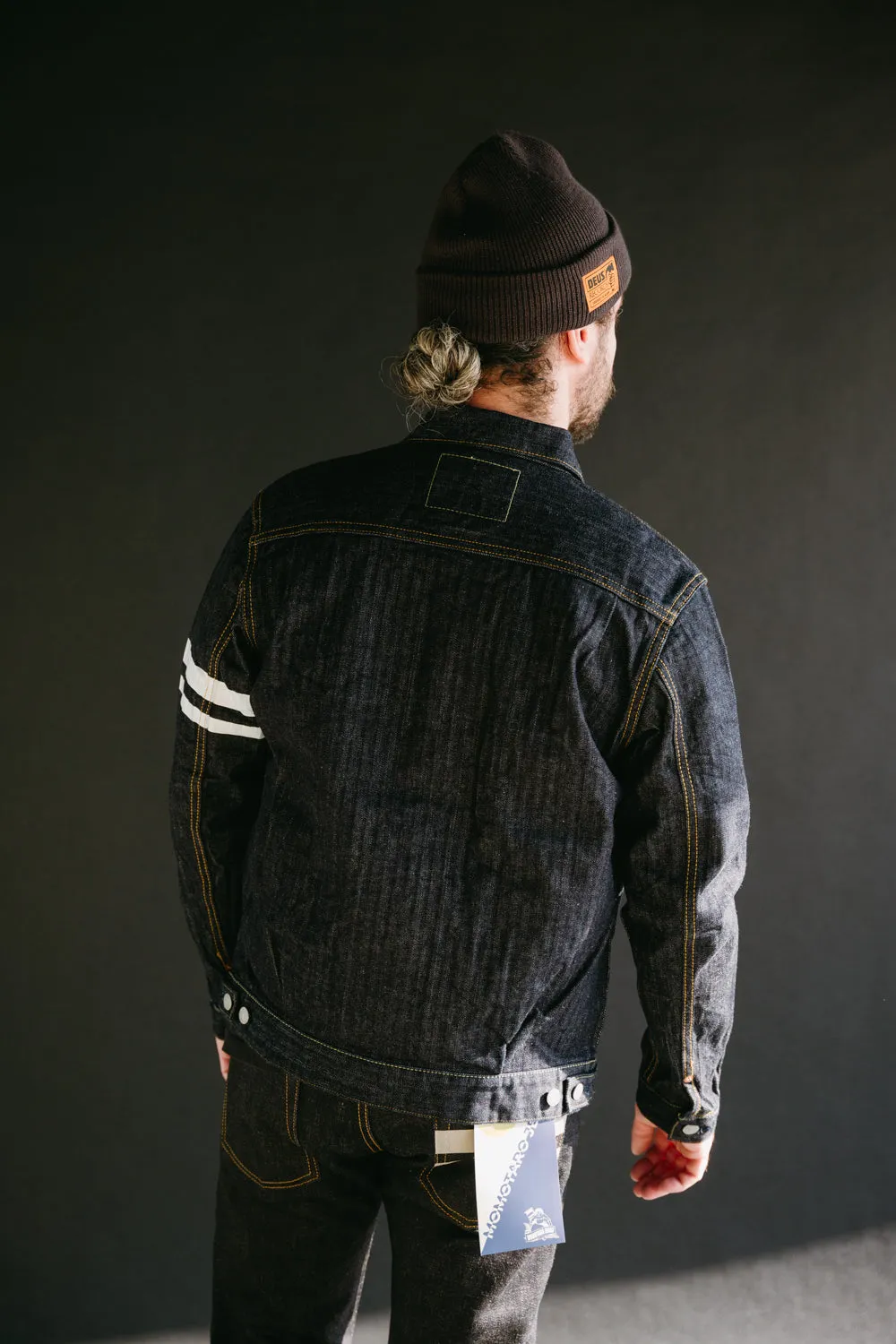 MJK0010M23 - 14oz Herringbone Type II Modified Jacket - Indigo