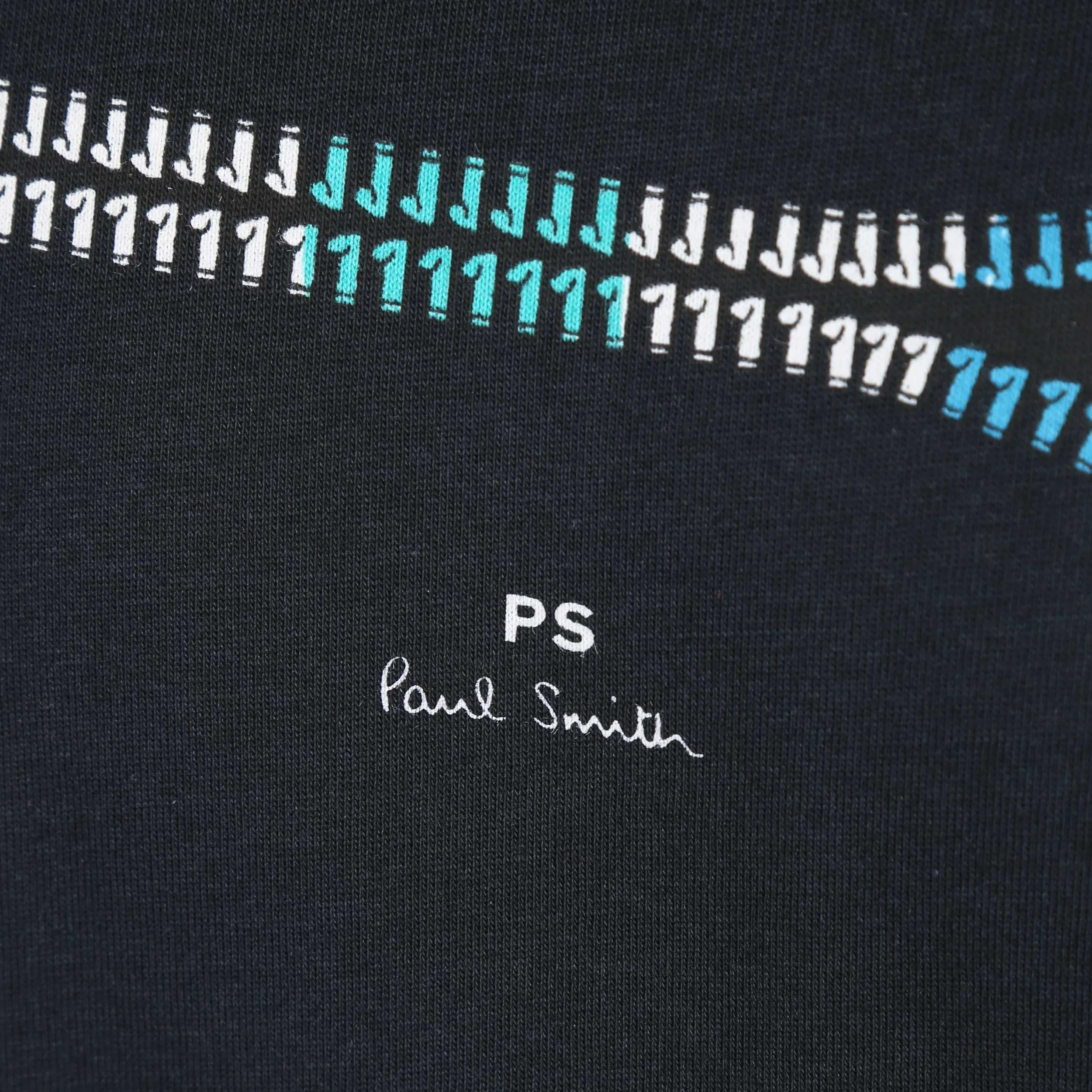 Paul Smith Zip T Shirt in Navy