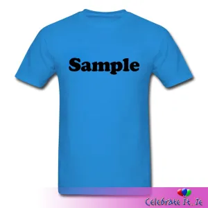 Personalised T-Shirt (Two Side)