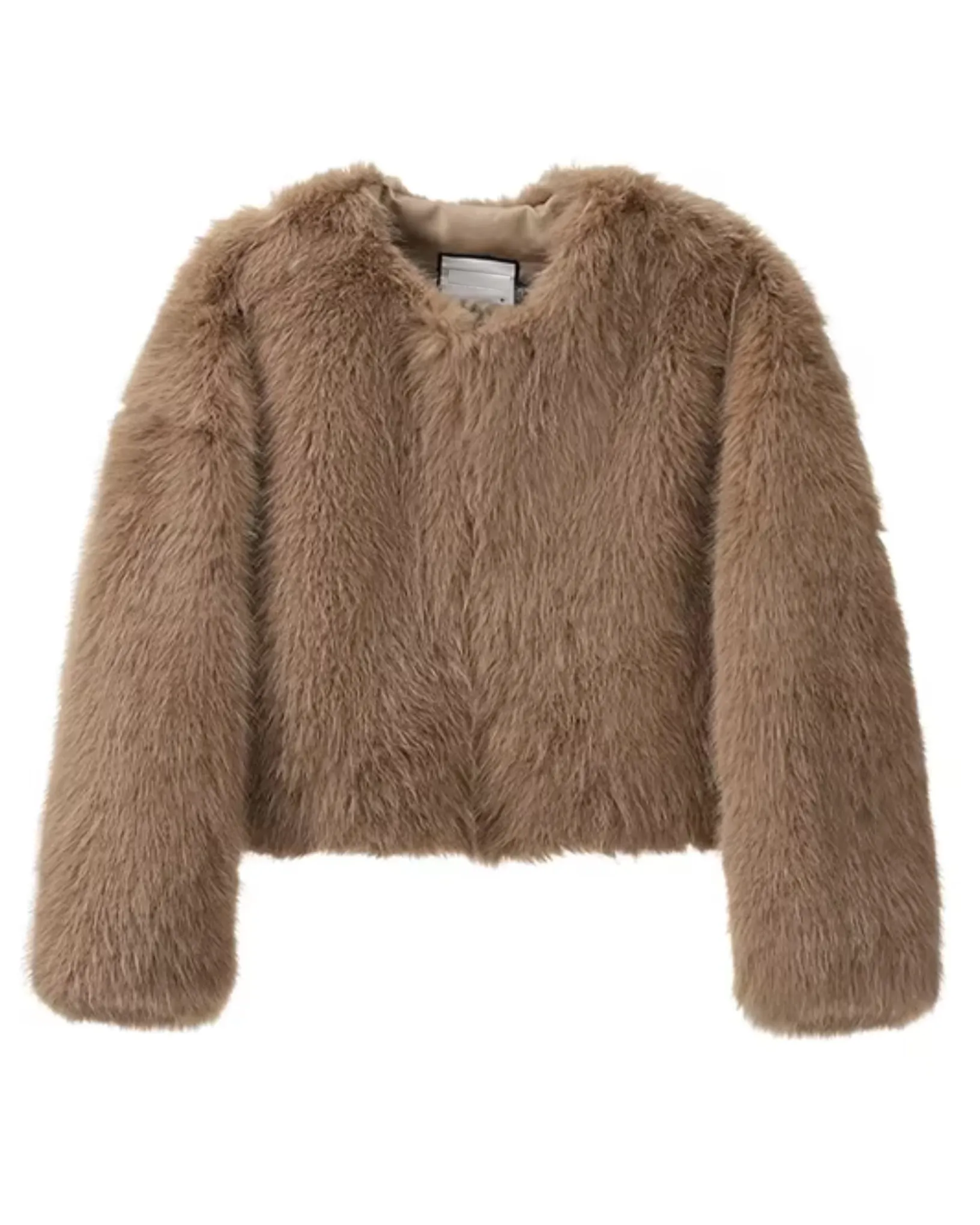 Plush Faux Fur Coat